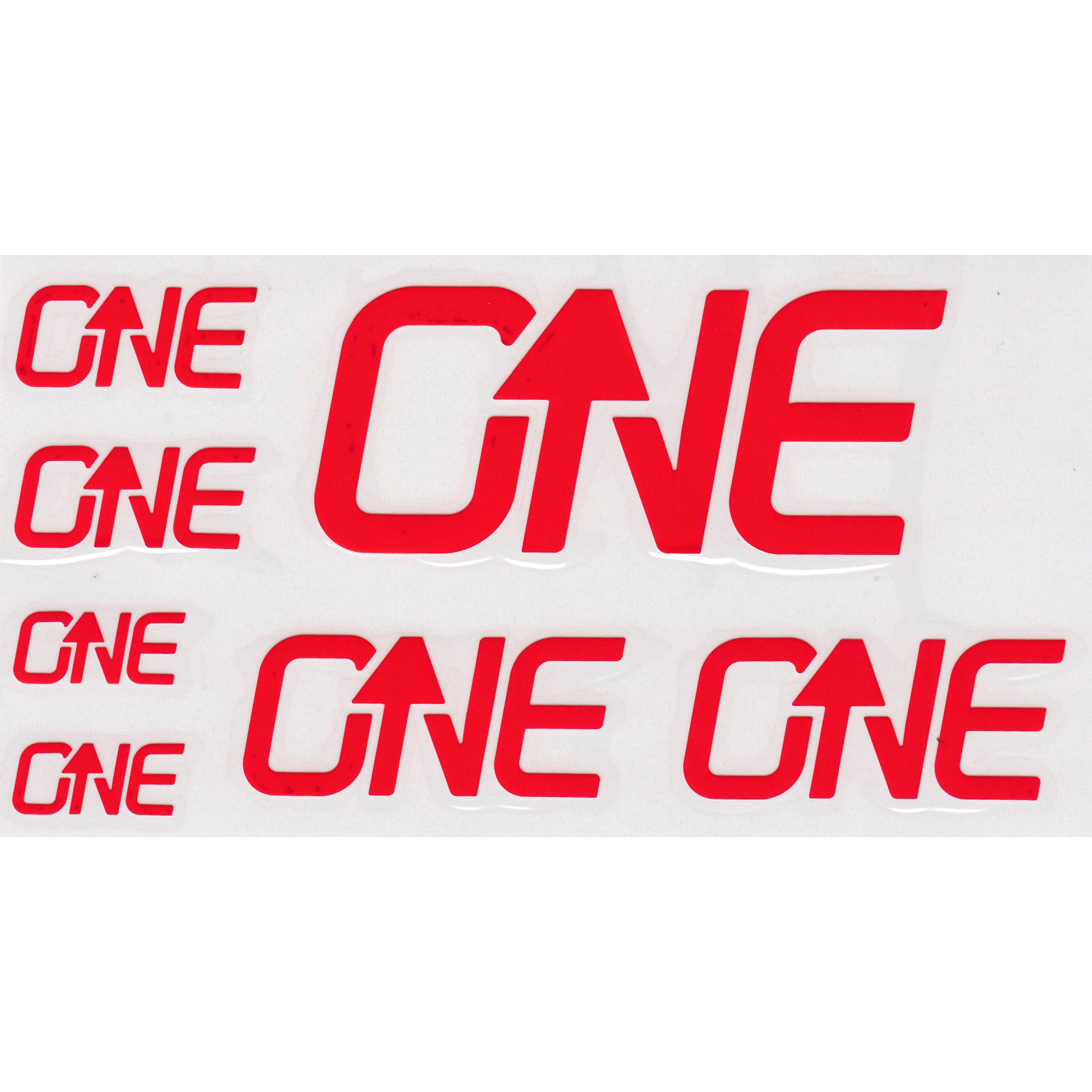 OneUp Components Riser Bar Decal Kit, Red-0