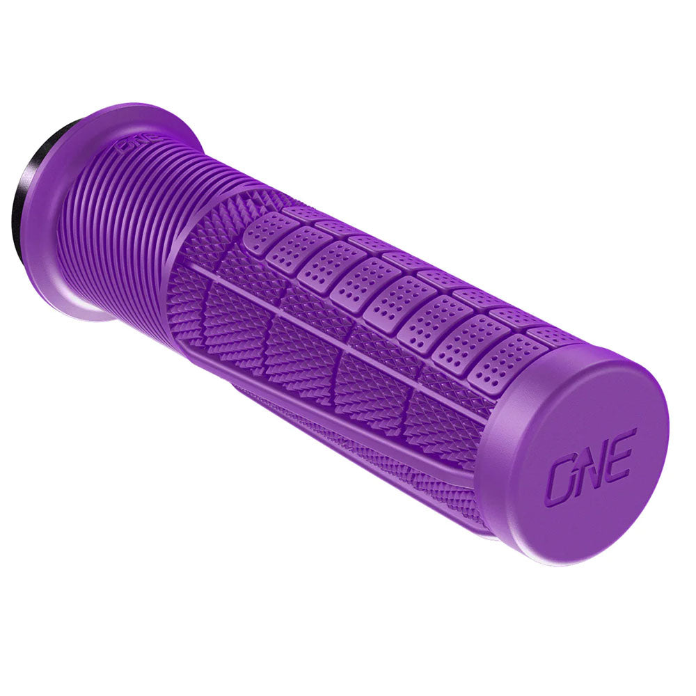 OneUp Components Thick Lock-On Grips, Purple-0