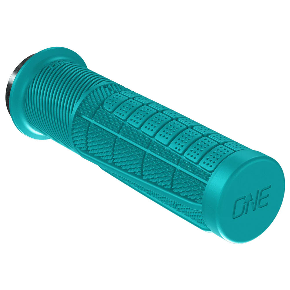 OneUp Components Thick Lock-On Grips, Turquoise-0
