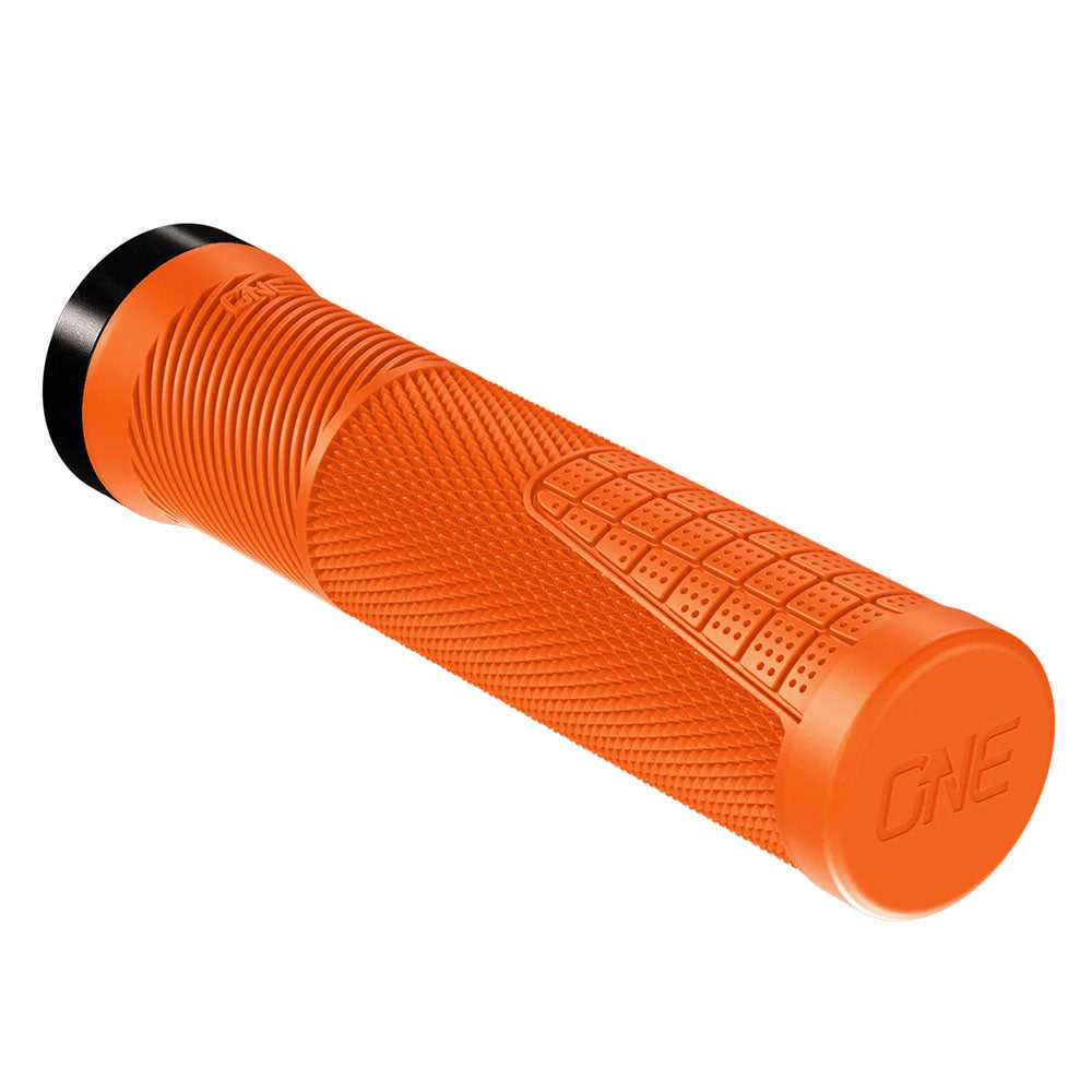 OneUp Components Thin Lock-On Grips, Orange-0