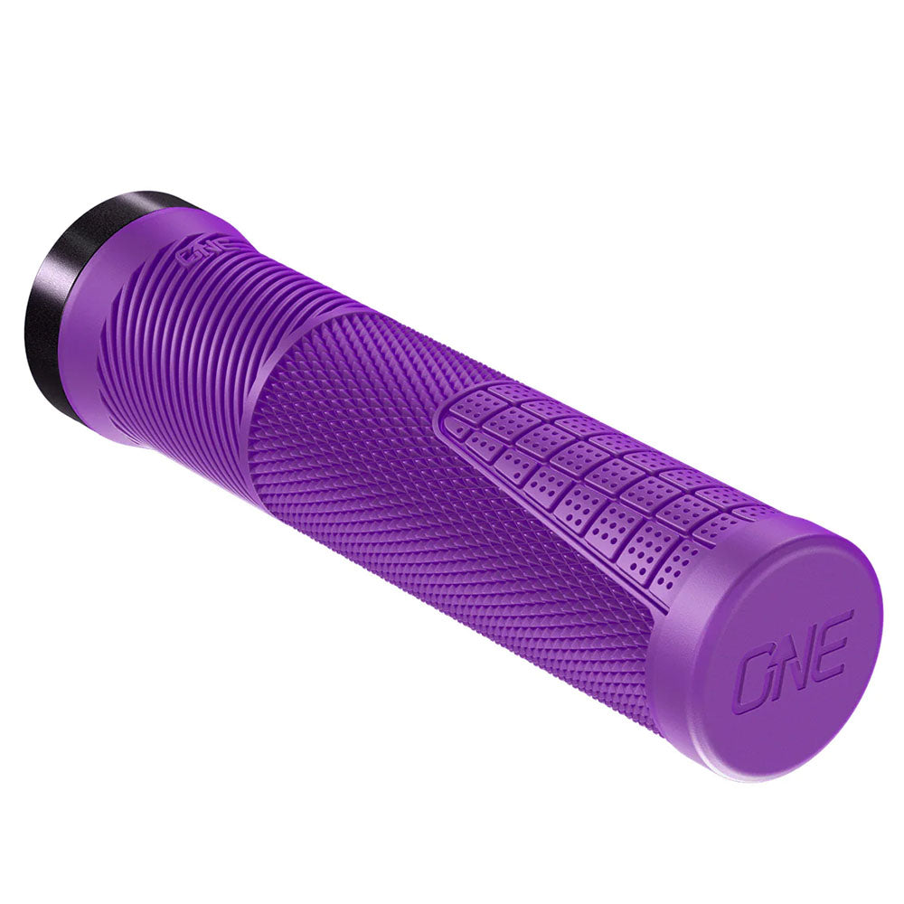 OneUp Components Thin Lock-On Grips, Purple-0