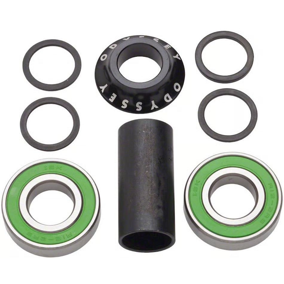 Odyssey Mid BB Press Fit, 22mm, Black-0