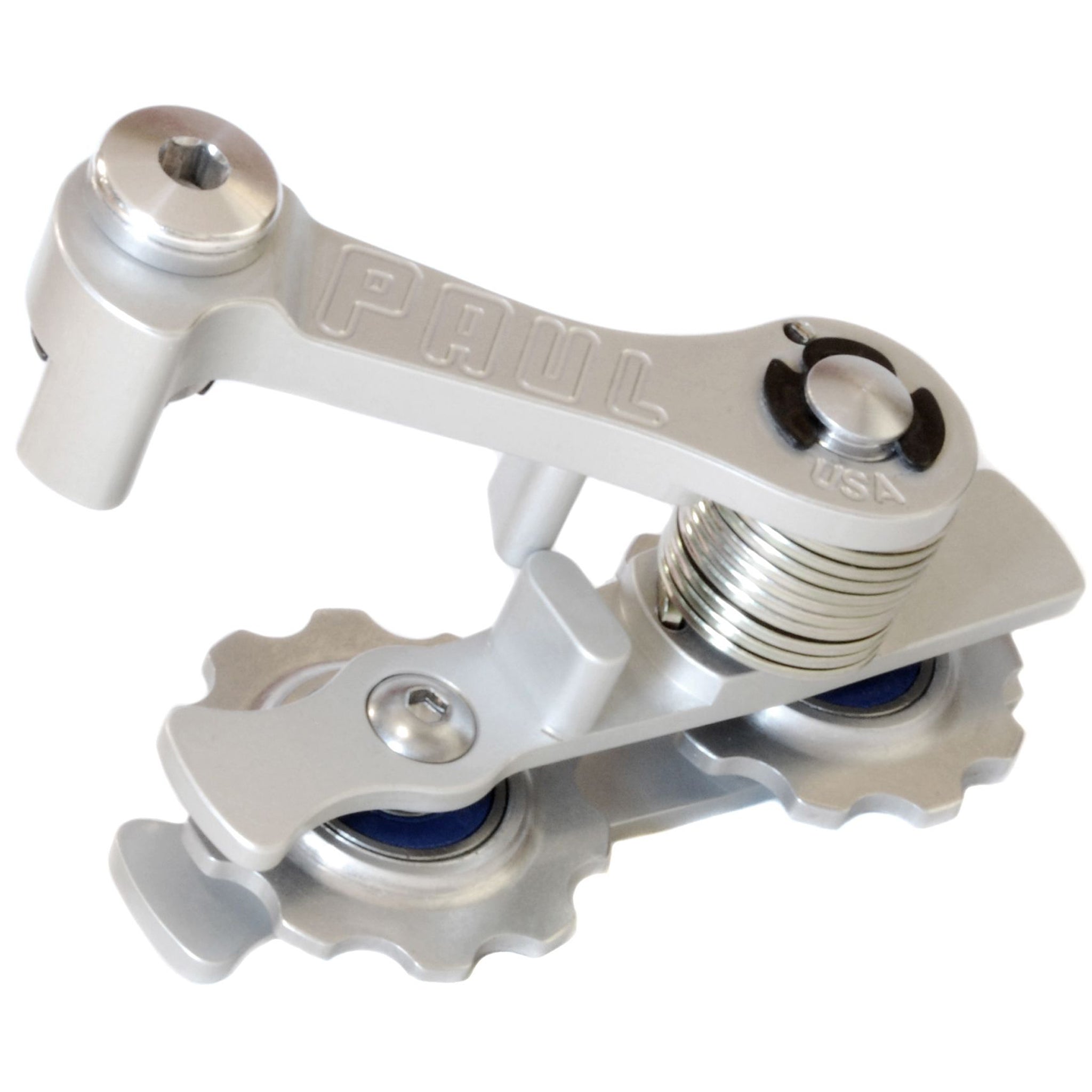 Paul Components Melvin 1-Spd Chain Tensioner, Silver-0
