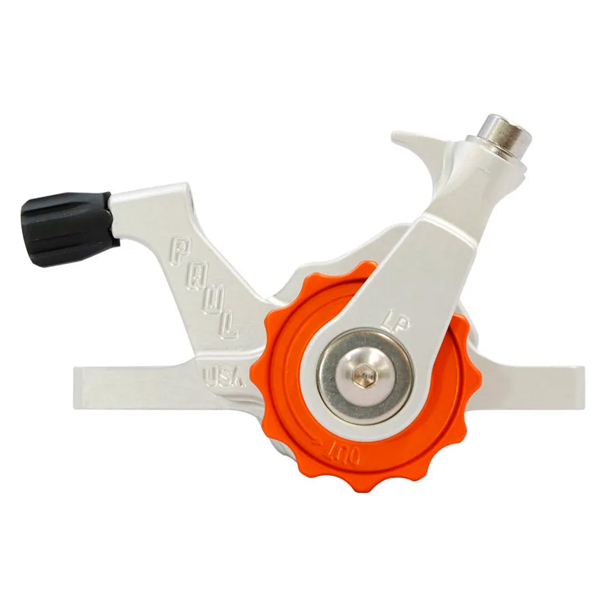 Paul Components Klamper Disc Brake Caliper, Short-Pull, Silver/Org-0