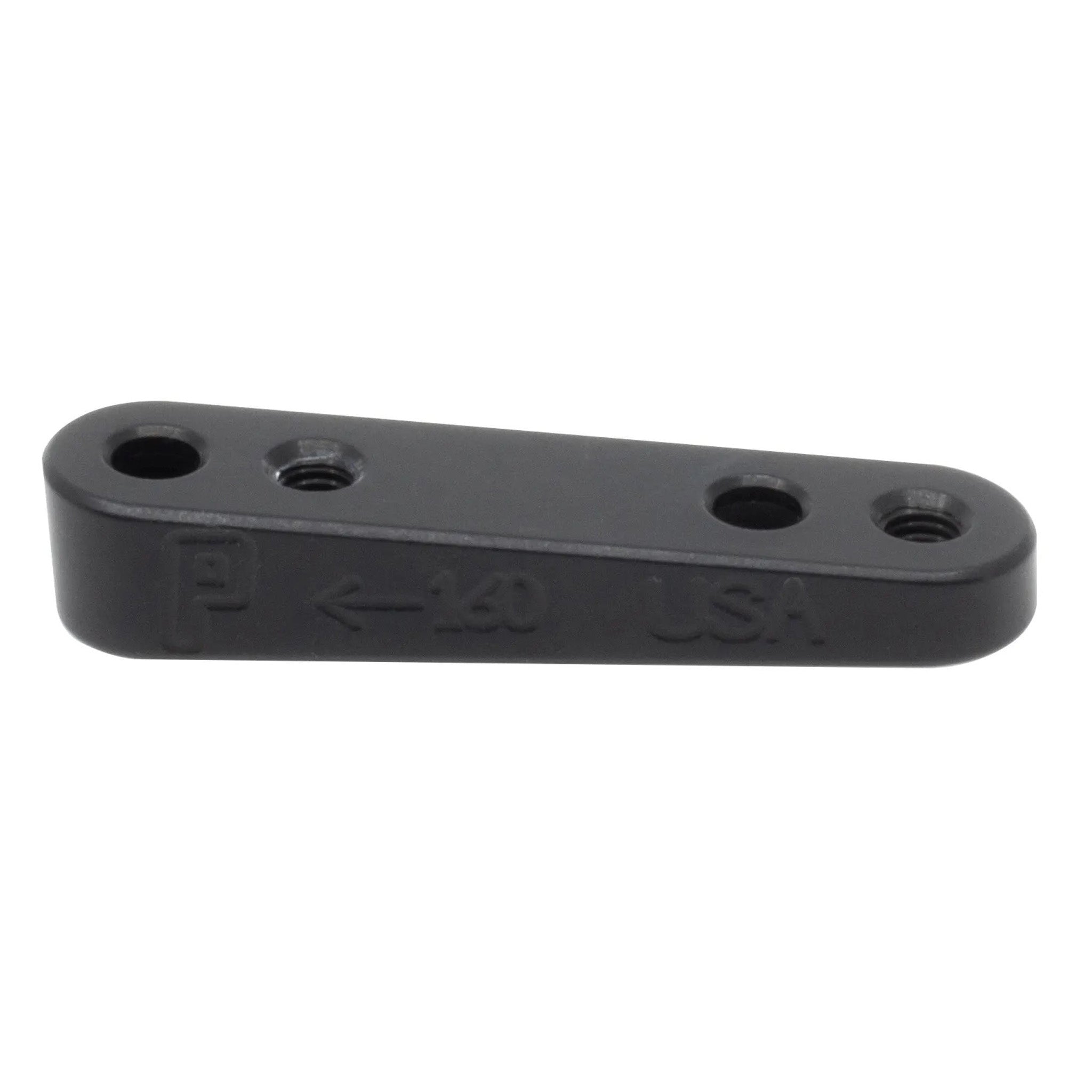 Paul Components Flat Mount Bracket Rear, 160mm w/ Bolts, Black-0