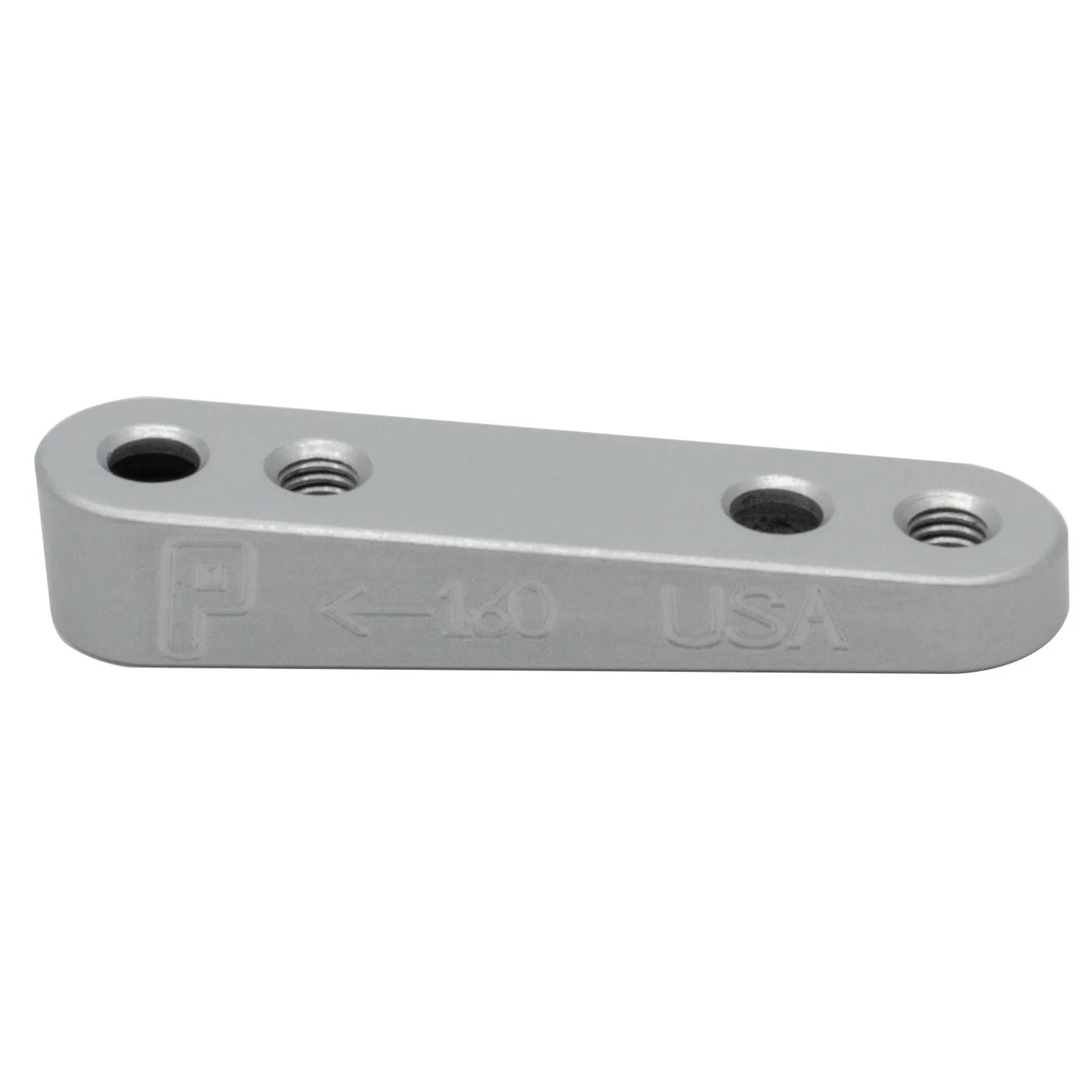 Paul Components Flat Mount Bracket Rear, 160mm w/ Bolts, Silver-0