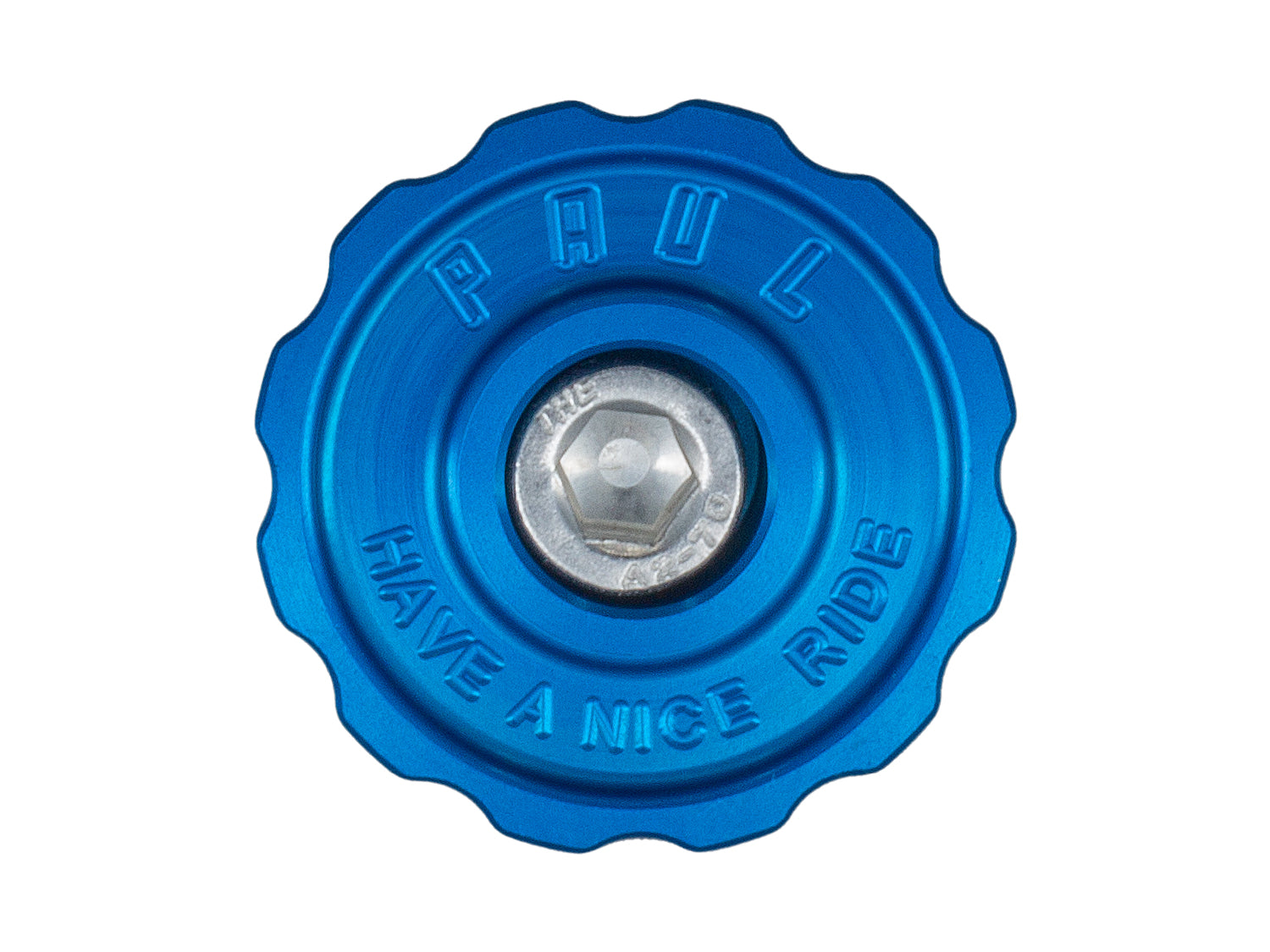 Paul Components Aluminum Top Cap, Blue-0