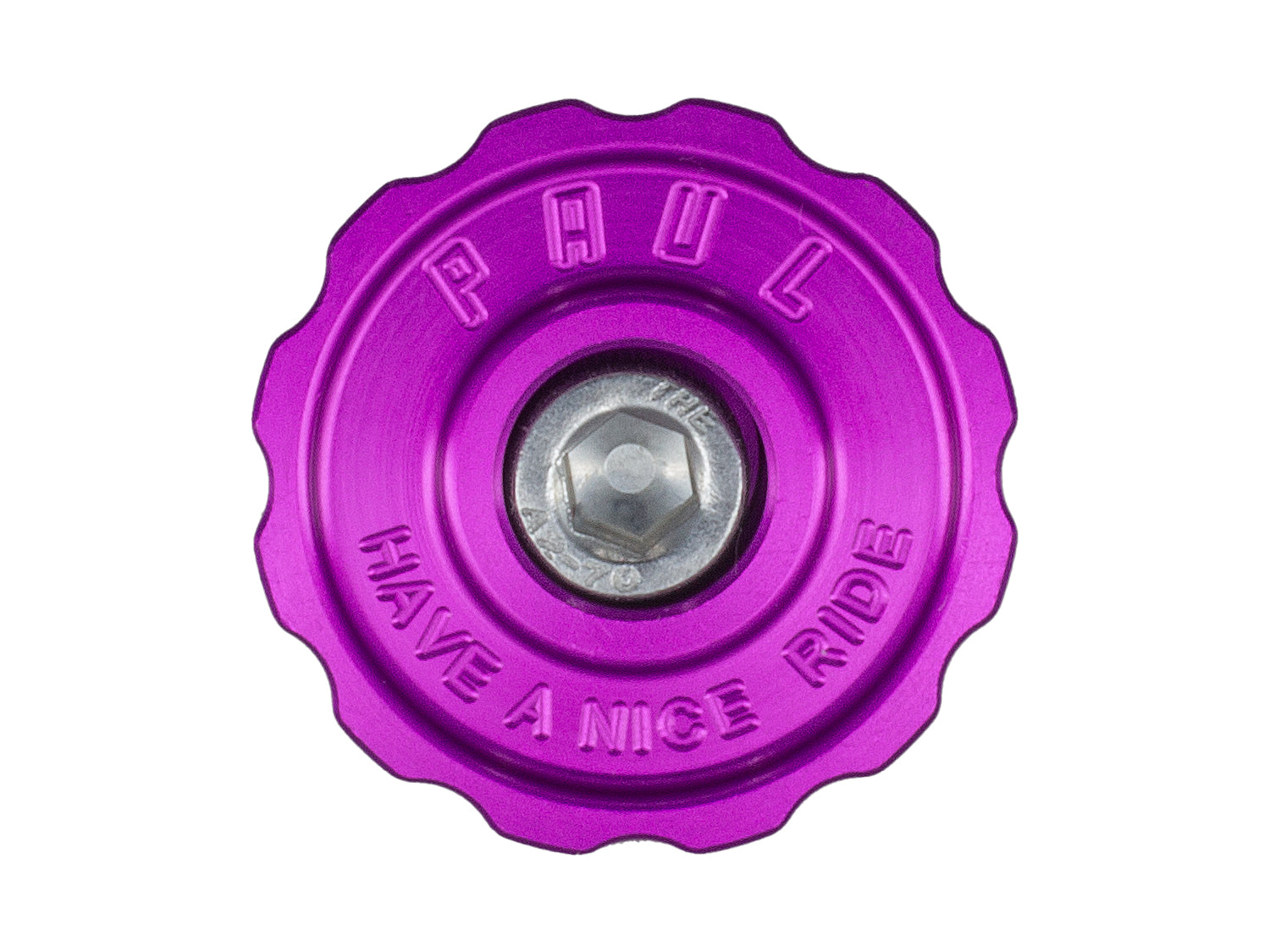 Paul Components Aluminum Top Cap, Purple-0