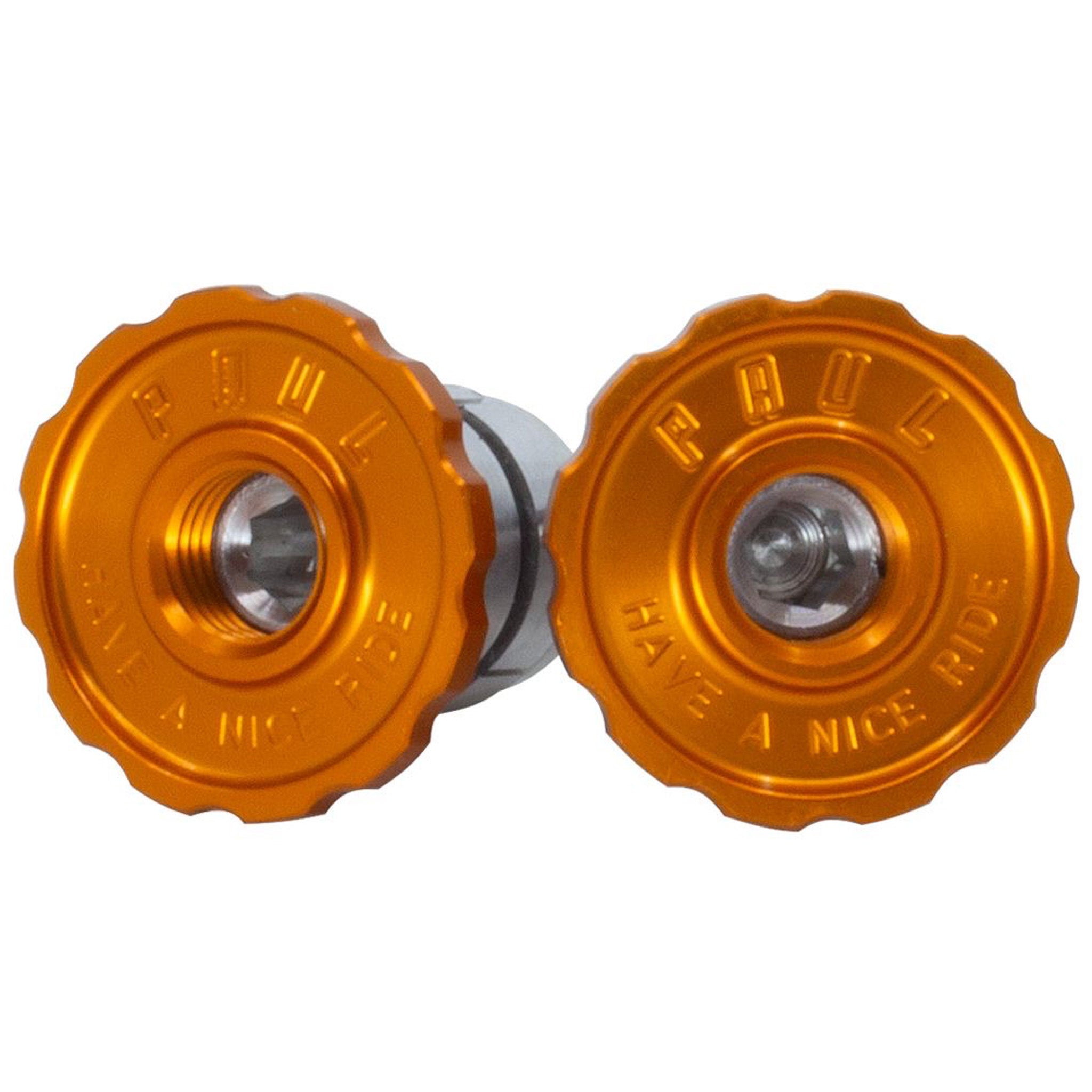 Paul Components Aluminum Bar End Plug, Orange-0