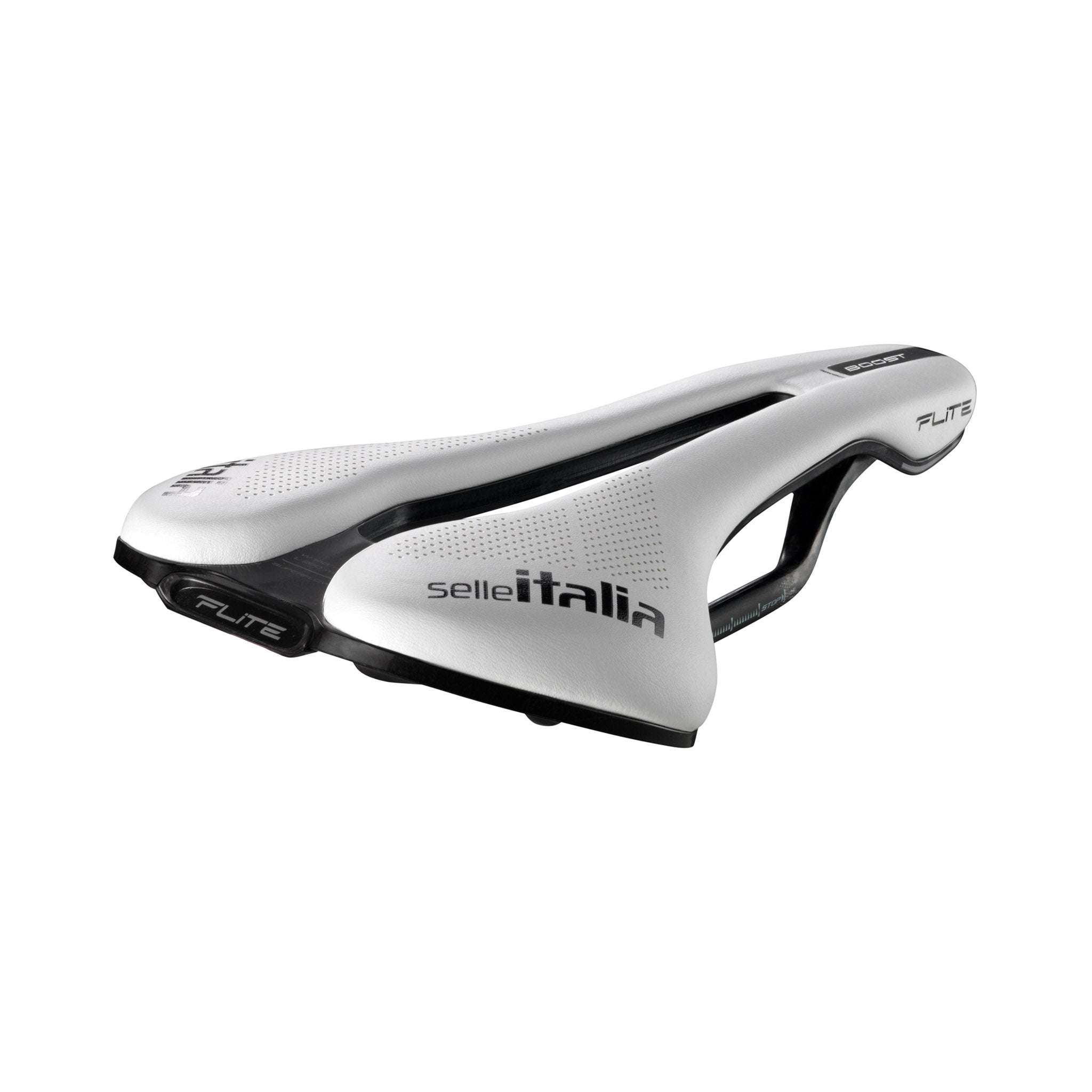 Selle Italia Flite Boost SF CRB, S3, Carbon, FibraTek, White LTD-0