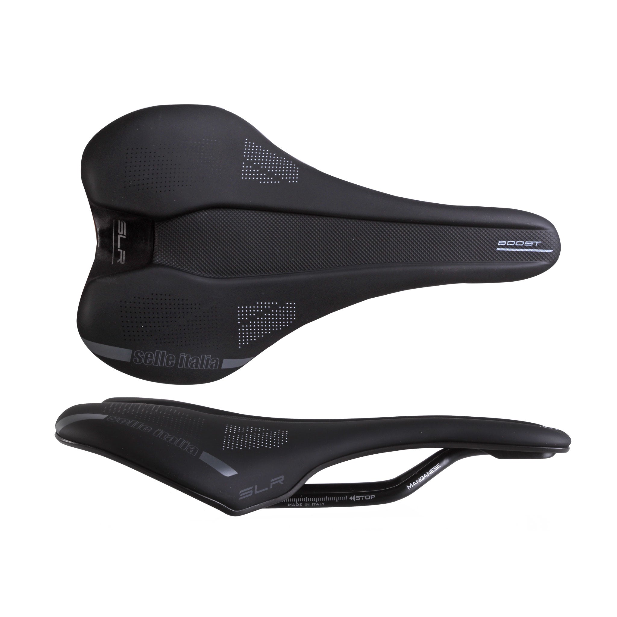 Selle Italia SLR TM Boost L1, Manga 7mm Rail, Soft Touch Cover, Blk-0