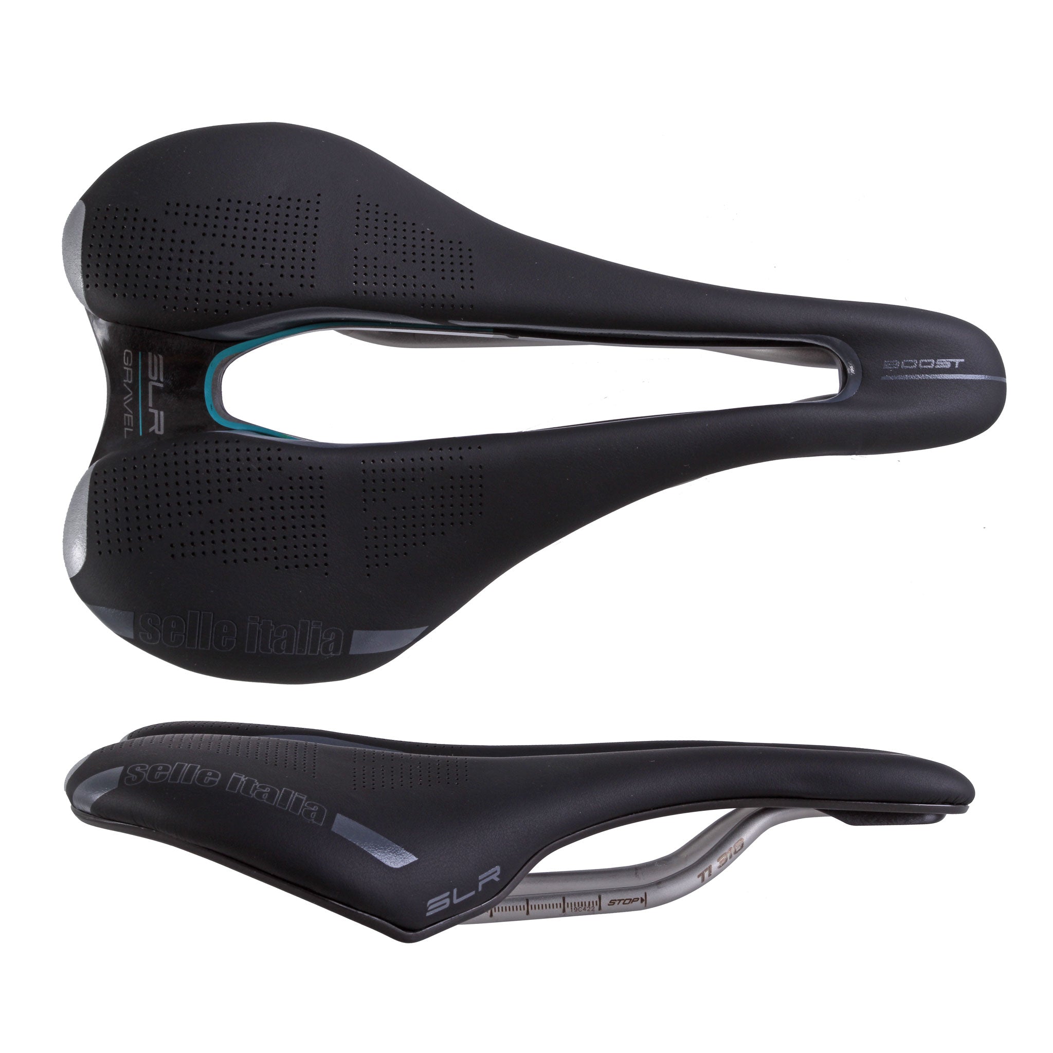 Selle Italia SLR Boost Superflow Gravel L3, TI 316, Fibre-Tek-0