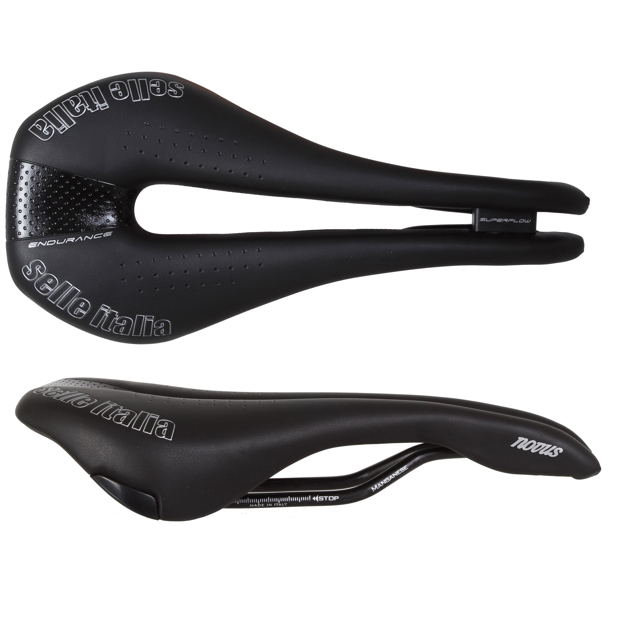 Selle Italia Novus SuperFlow Endurance TM L, L3, Manganese, Black-0