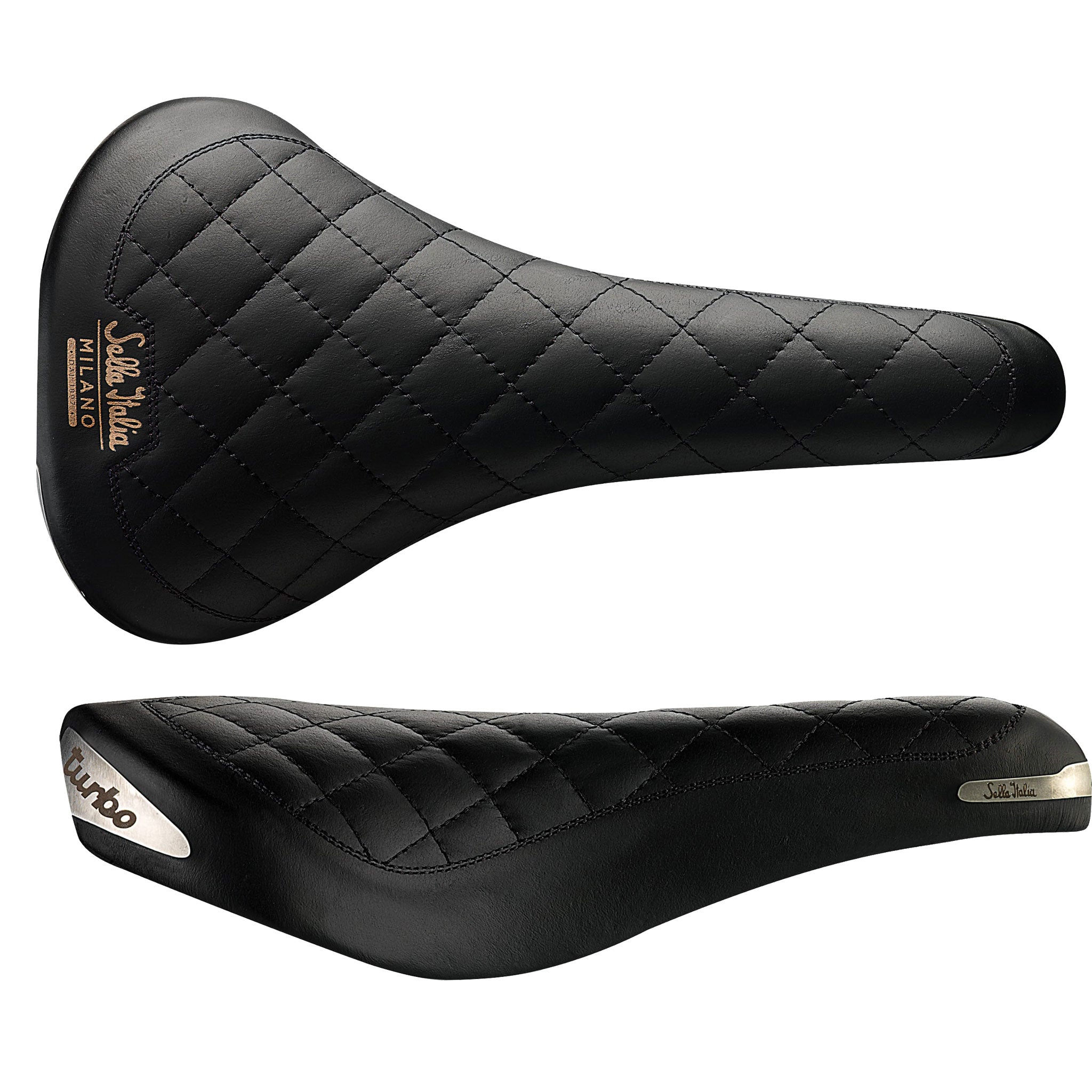 Selle Italia Turbo Bonnie Saddle, L1, FeC Alloy, Black-0