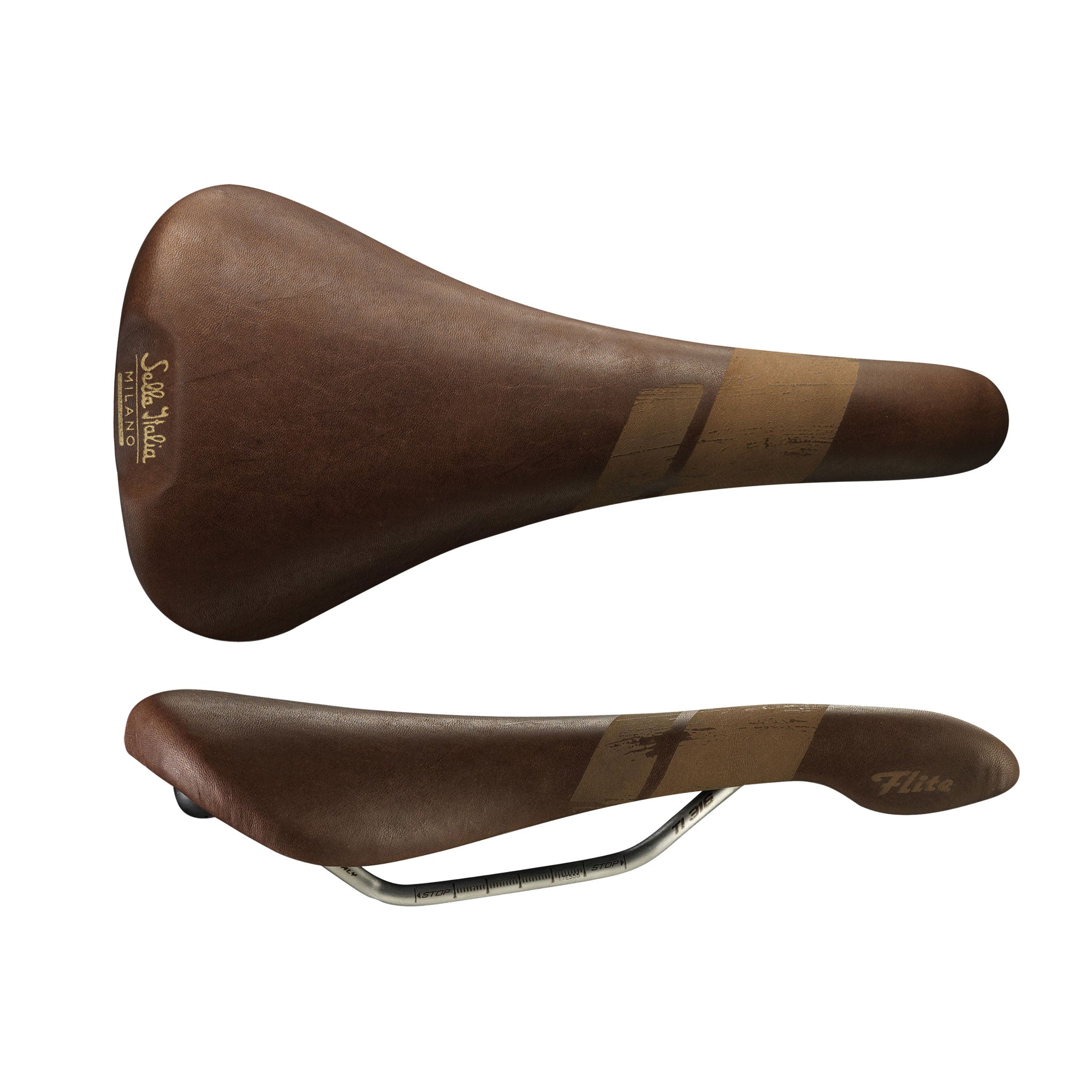 Selle Italia Flite Bullitt Saddle, L1, Ti316, Brown-0