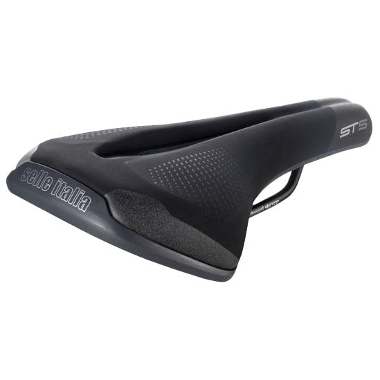 Selle Italia ST 5 Flow, L2, FeC Alloy Rail, Soft-Tek, Black-0