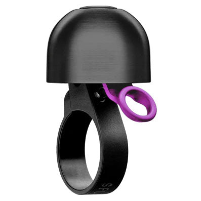 Spurcycle Compact Bell, 22.2mm, Black/Purple-0