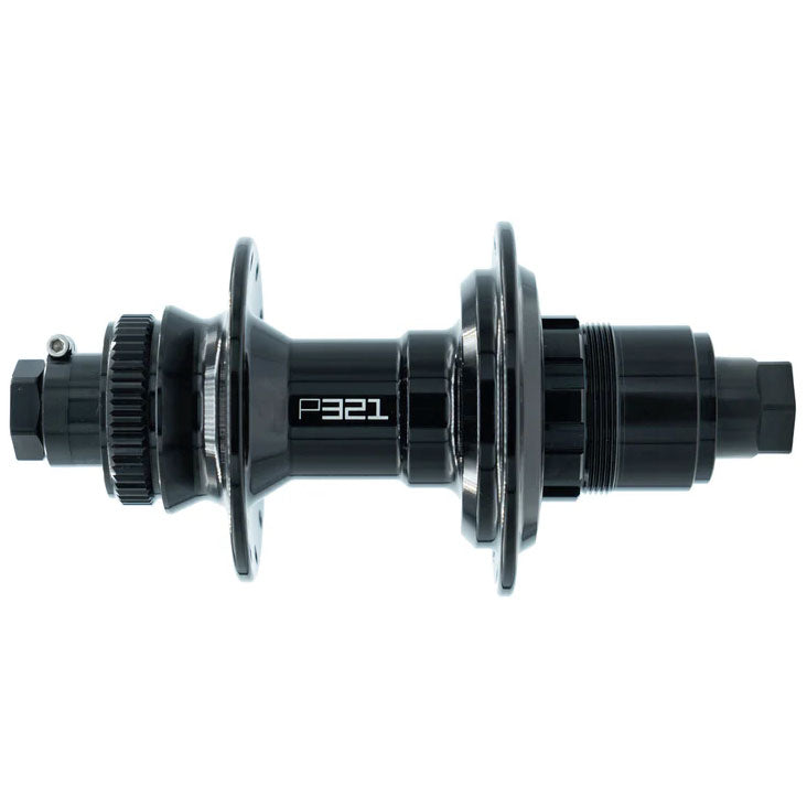 Project 321 RG3 Road XDR Center Lock Rear Hub, 28h, 12x142, Black-0