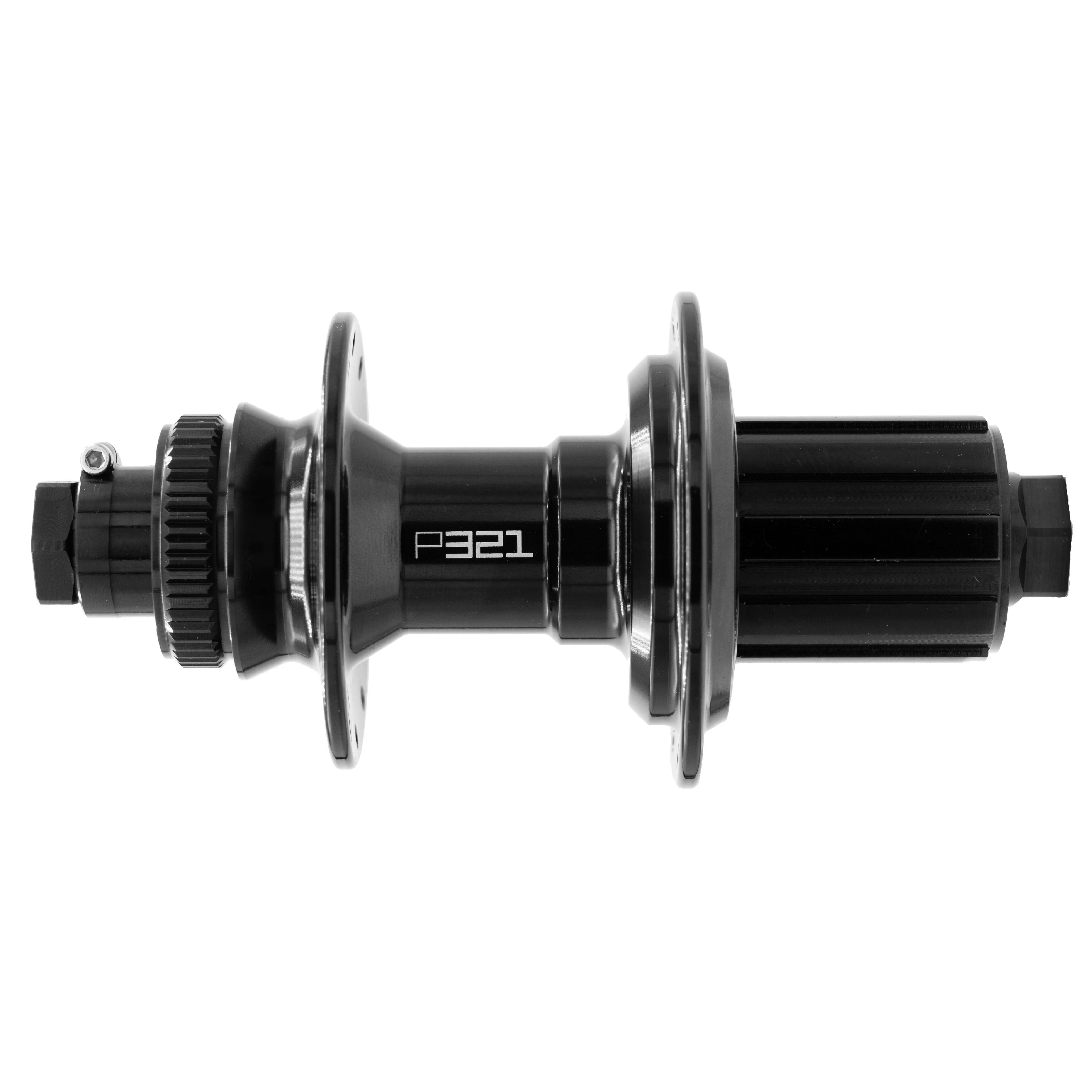 Project 321 RG3 Road HGR Center Lock Rear Hub, 24h, 12x142, Black-0