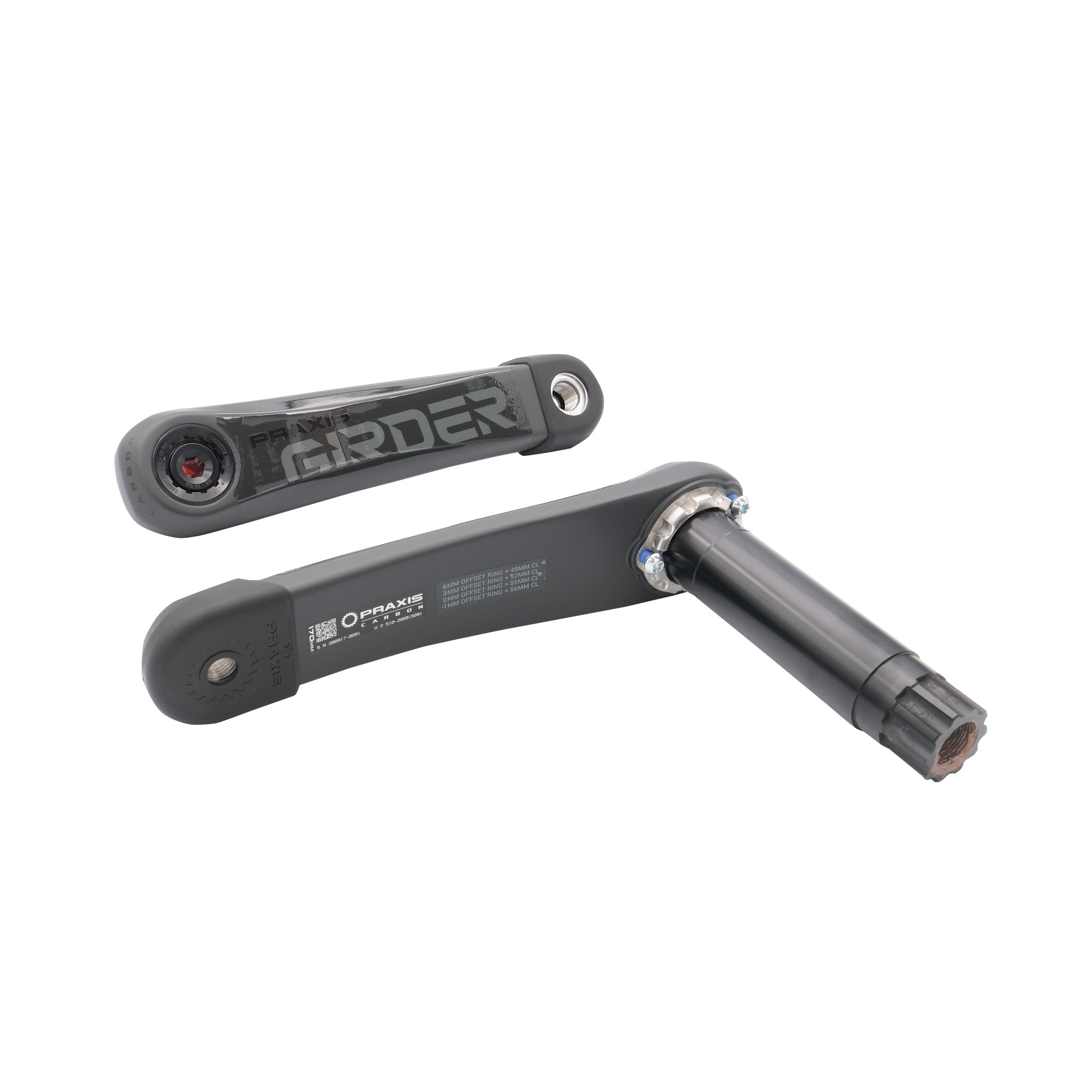 Praxis Works Girder Carbon G2 cranks, 170mm  -0