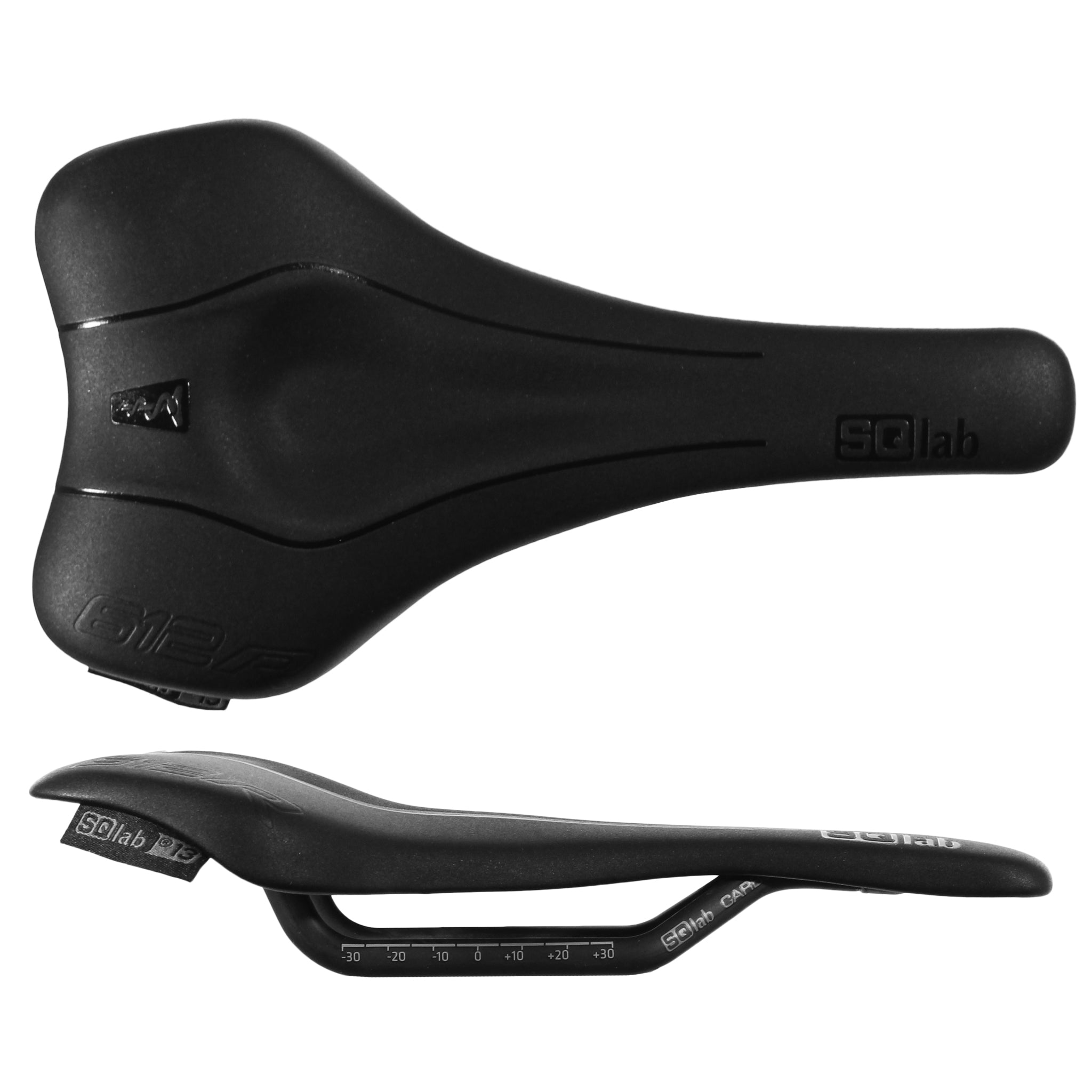 SQlab 612 R Ergowave Carbon Rail 140* Saddle, Blk-0