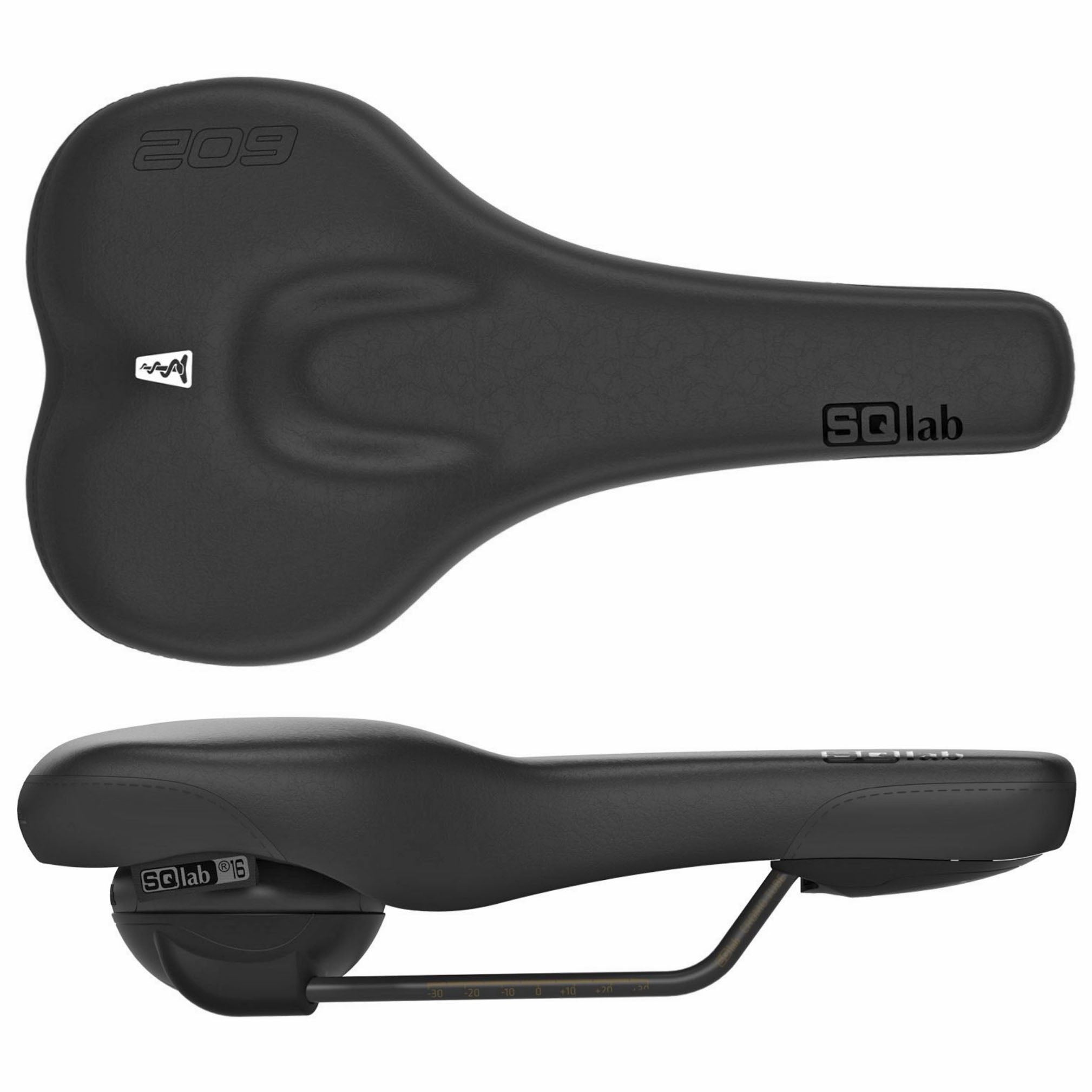 SQlab 602 M-D Active CrMo Rail 170* Saddle-0