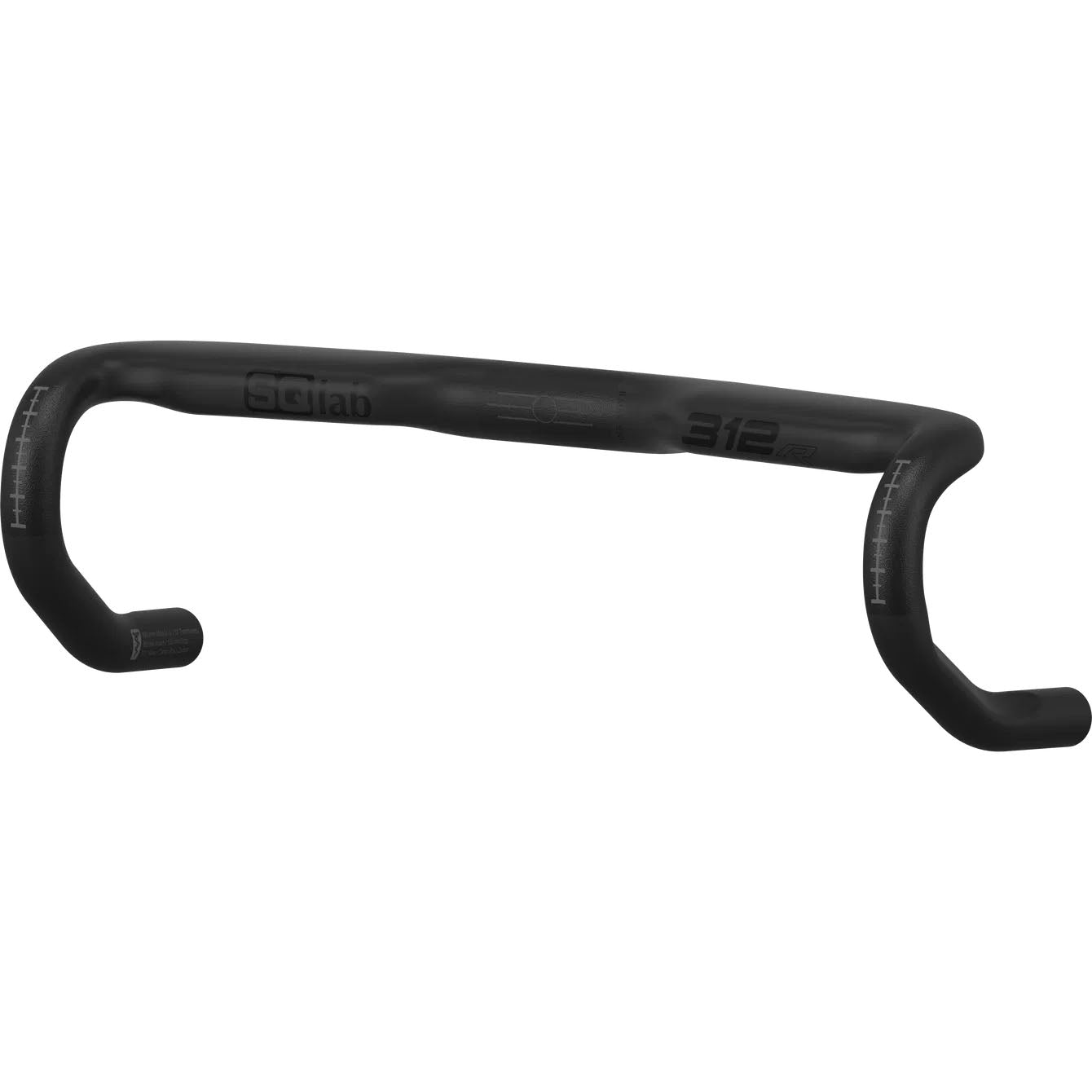 SQlab 312 R Carbon integrated Bar, (31.8) 40cm, Black-0