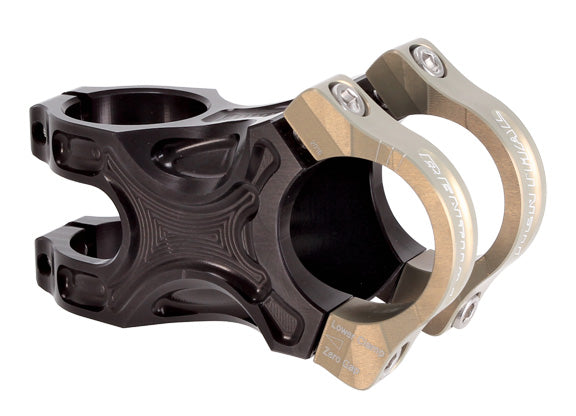 Renthal Apex Stem, (31.8) 50mm, Black/Gold-0