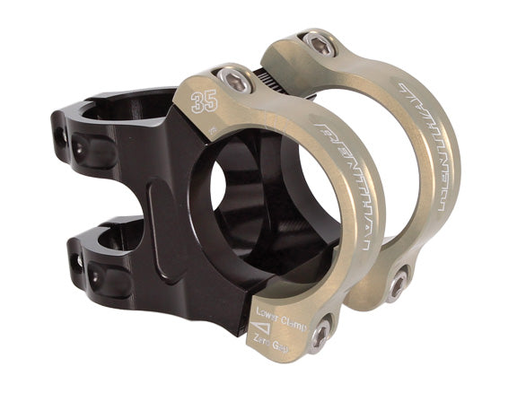 Renthal Apex Stem, (35.0) 40mm, Black/Gold-0