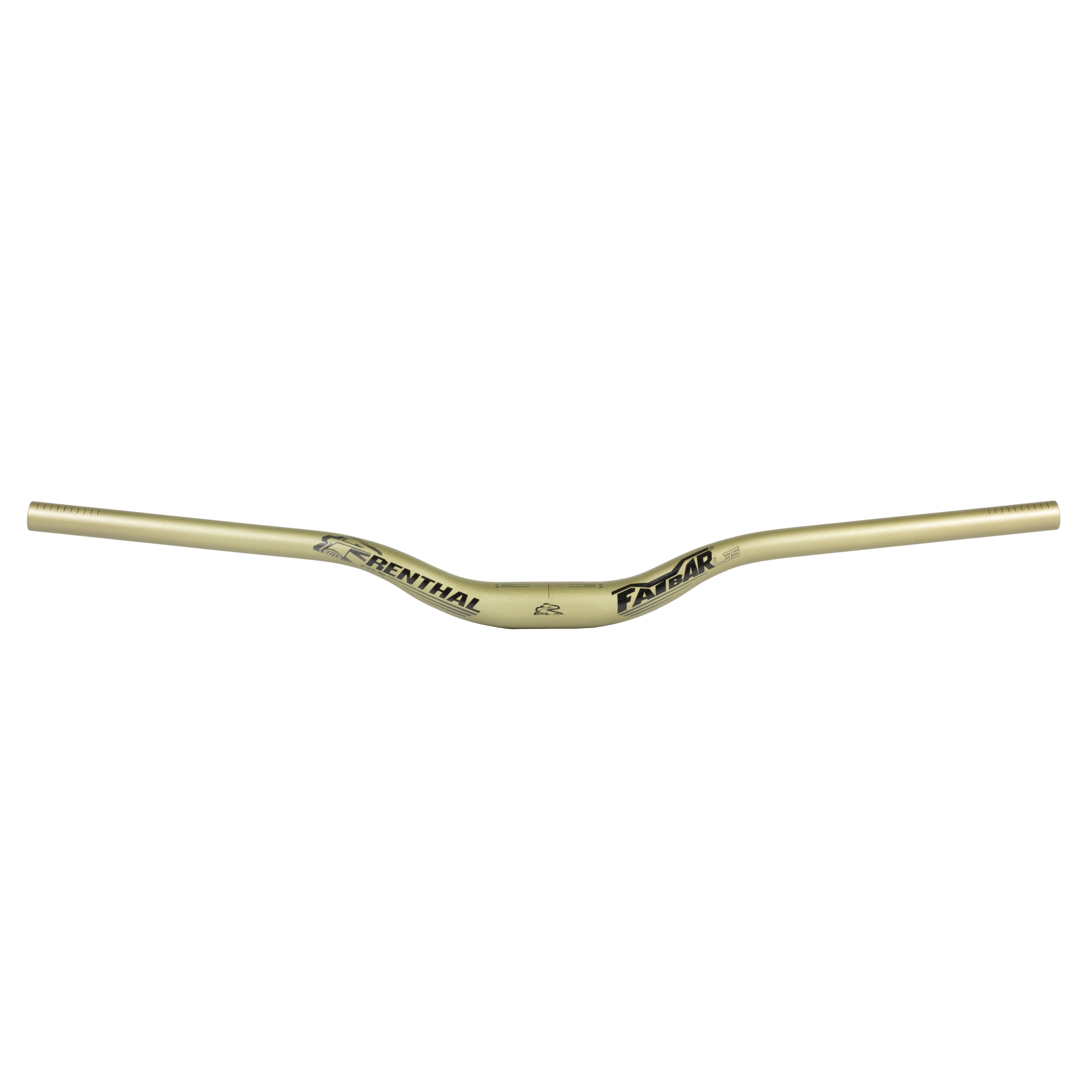 Renthal Fatbar Lite V3 35 Riser Bar, 40mm/760mm, AluGold-0
