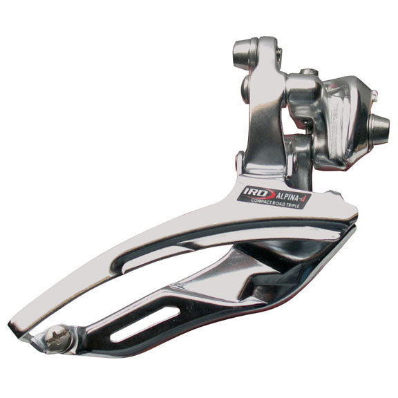 Interloc Racing Design Alpina-D Triple Front Derailleur, Braze-On - Silver-0