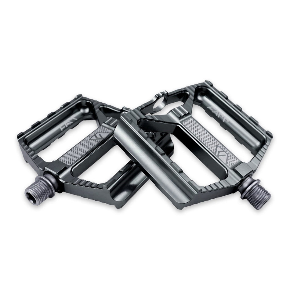 Ridefarr Groad CNC Alloy Platform Pedals, Grey-0
