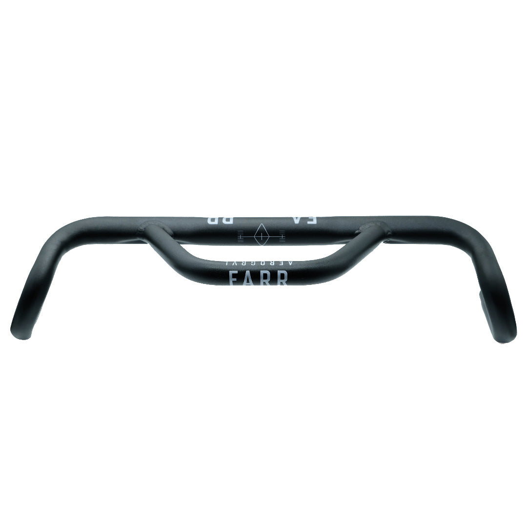 Ridefarr Aero Gravel Alloy Handlebar (31.8) 44cm, Black  NLS-0