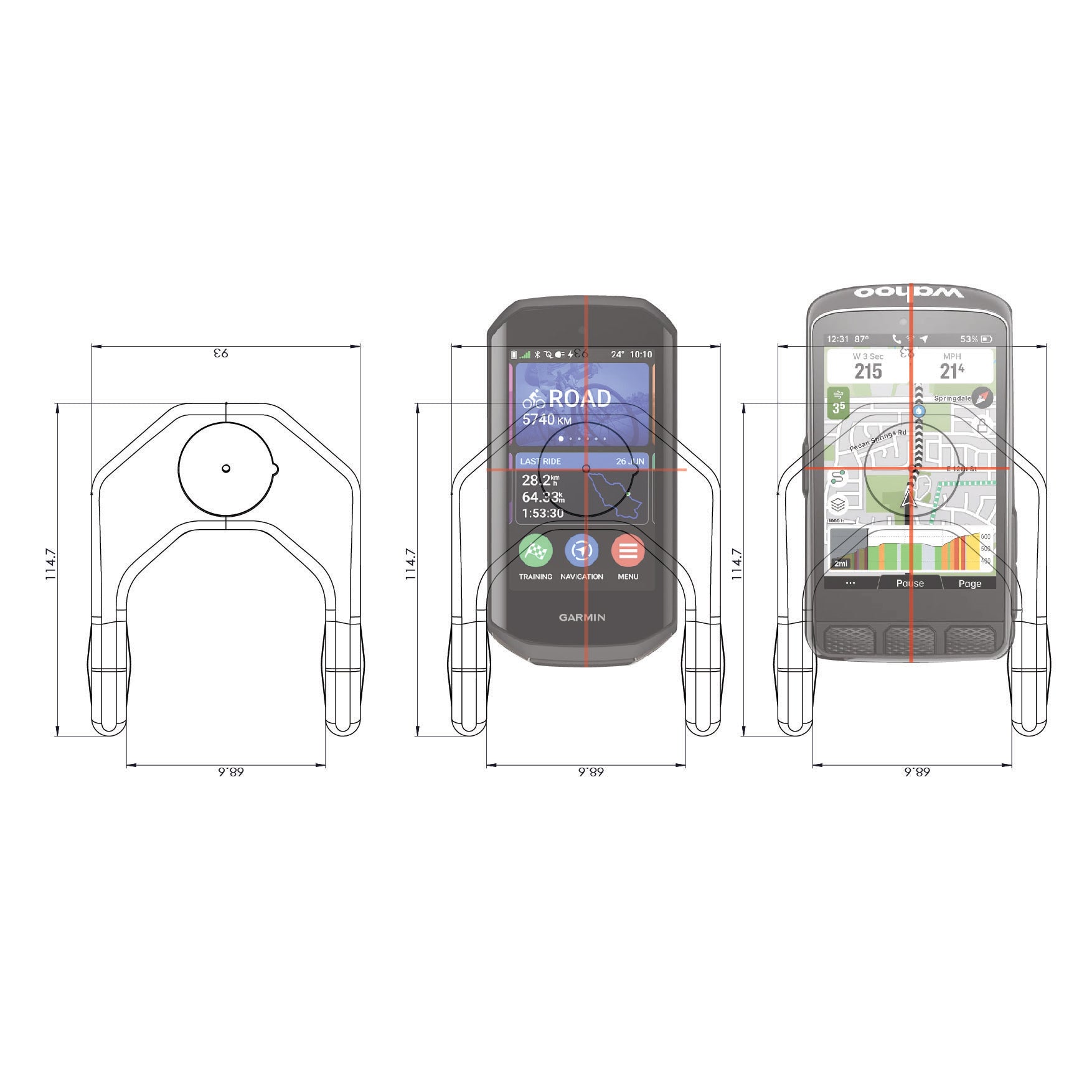 Ridefarr Carbon Aero GPS Bolt-On Handlebar, 31.8mm, Black-0