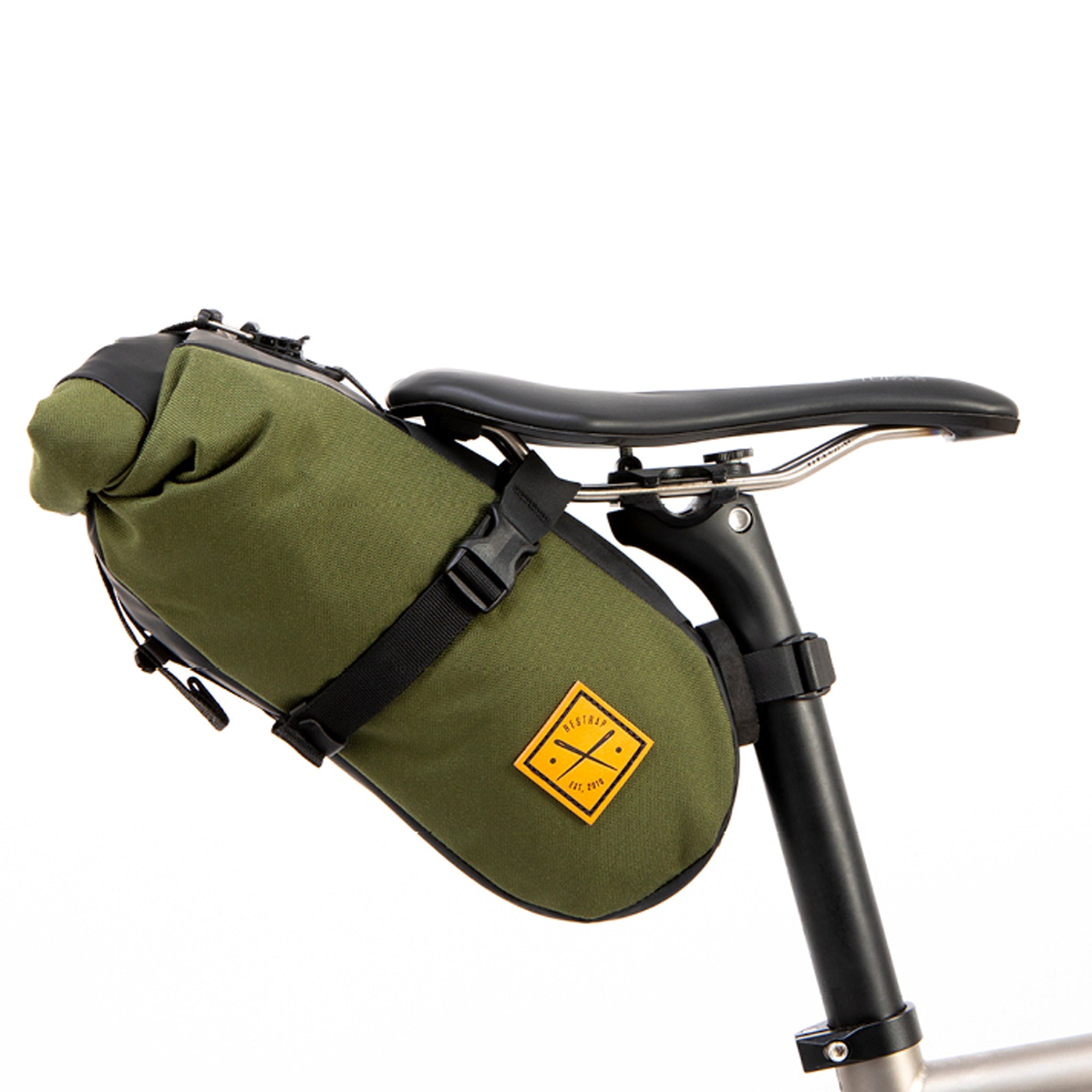 Restrap Saddle Pack, 4.5L, Olive-0
