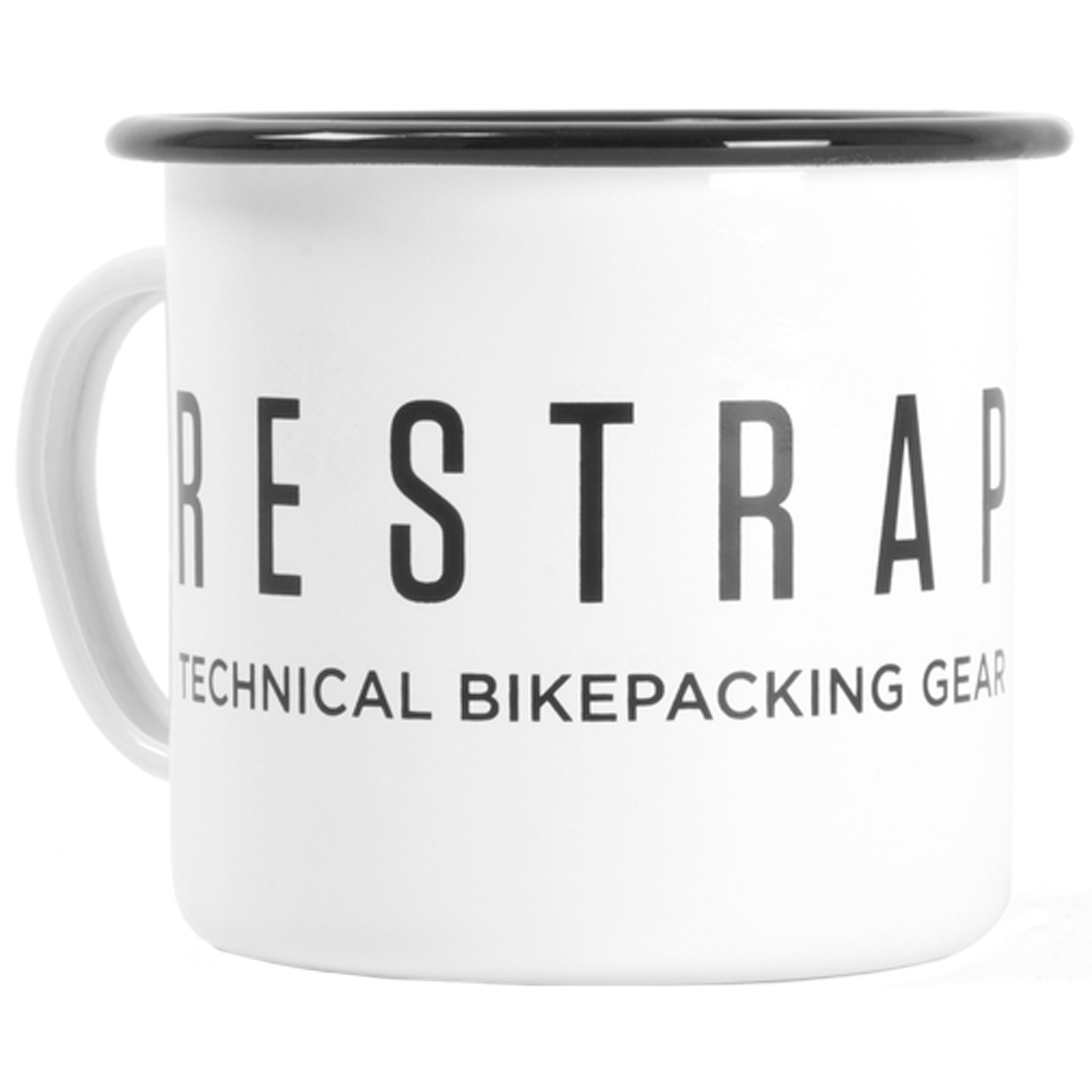 Restrap Enamel Mug, 20oz, White-0