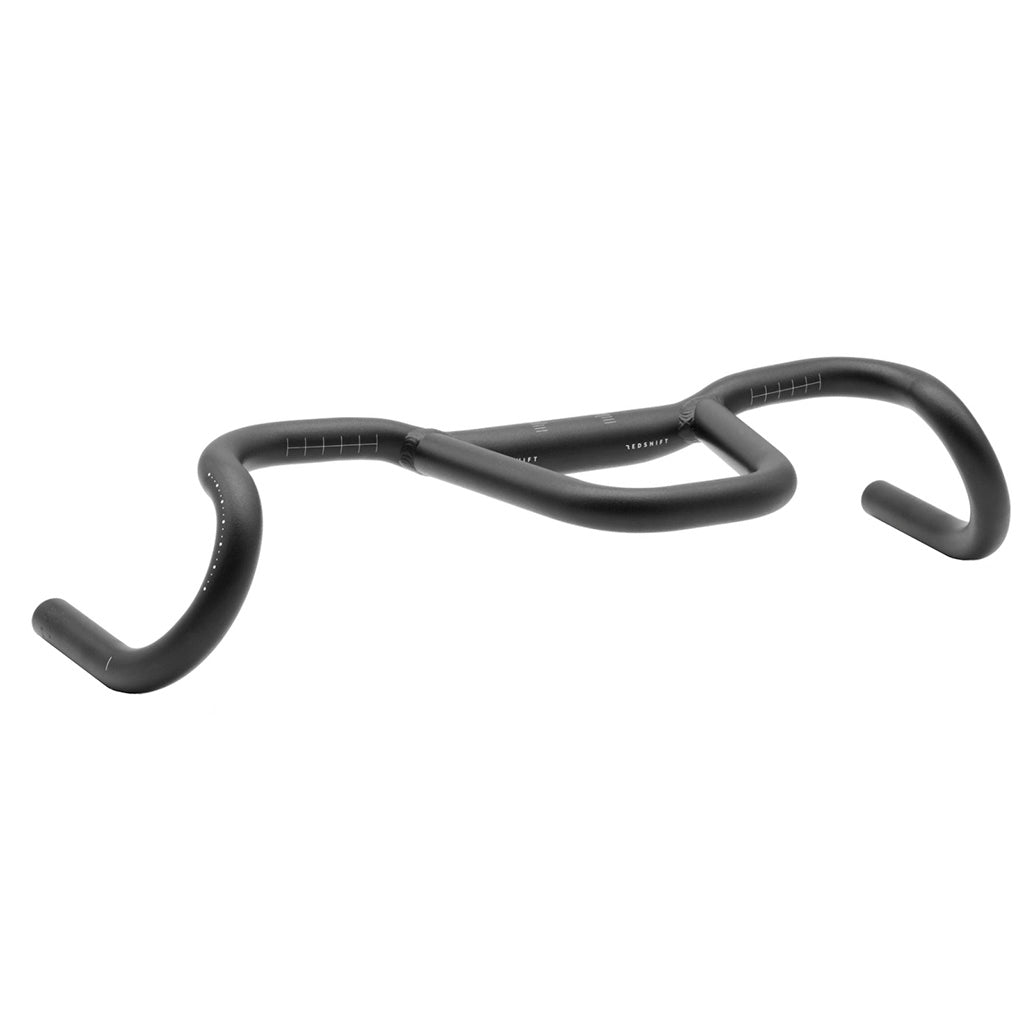 Redshift Sports Kitchen Sink Drop Bar w/ Loop 25 deg - 41cm, Black-0