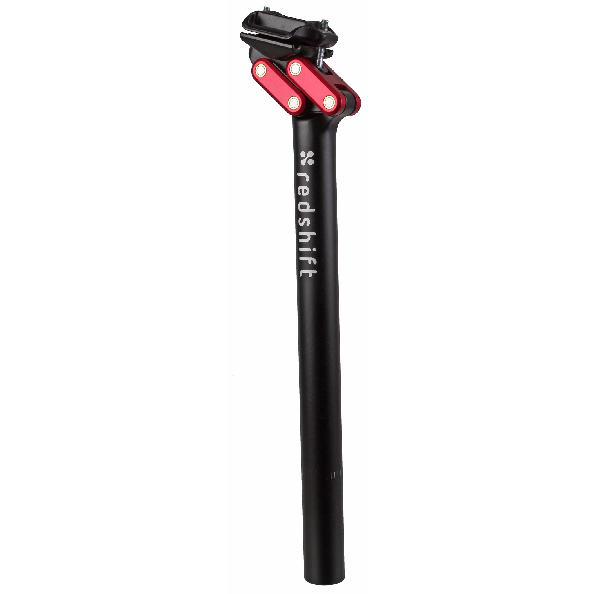 Redshift Sports Dual Position Seatpost, 27.2 x 350mm - Black/Red-0