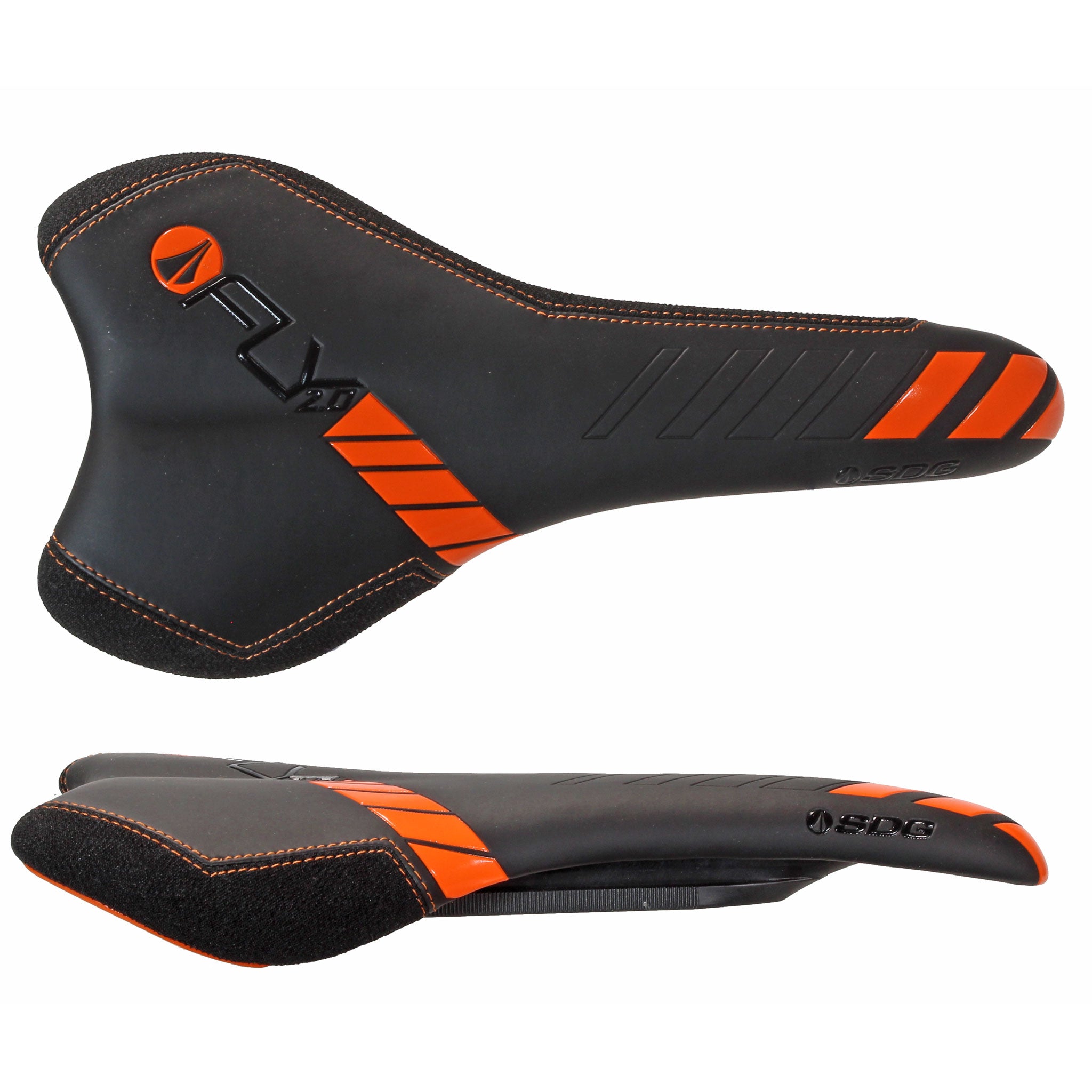 SDG I-Fly 2.0 I-Beam Saddle - Black/Orange-0