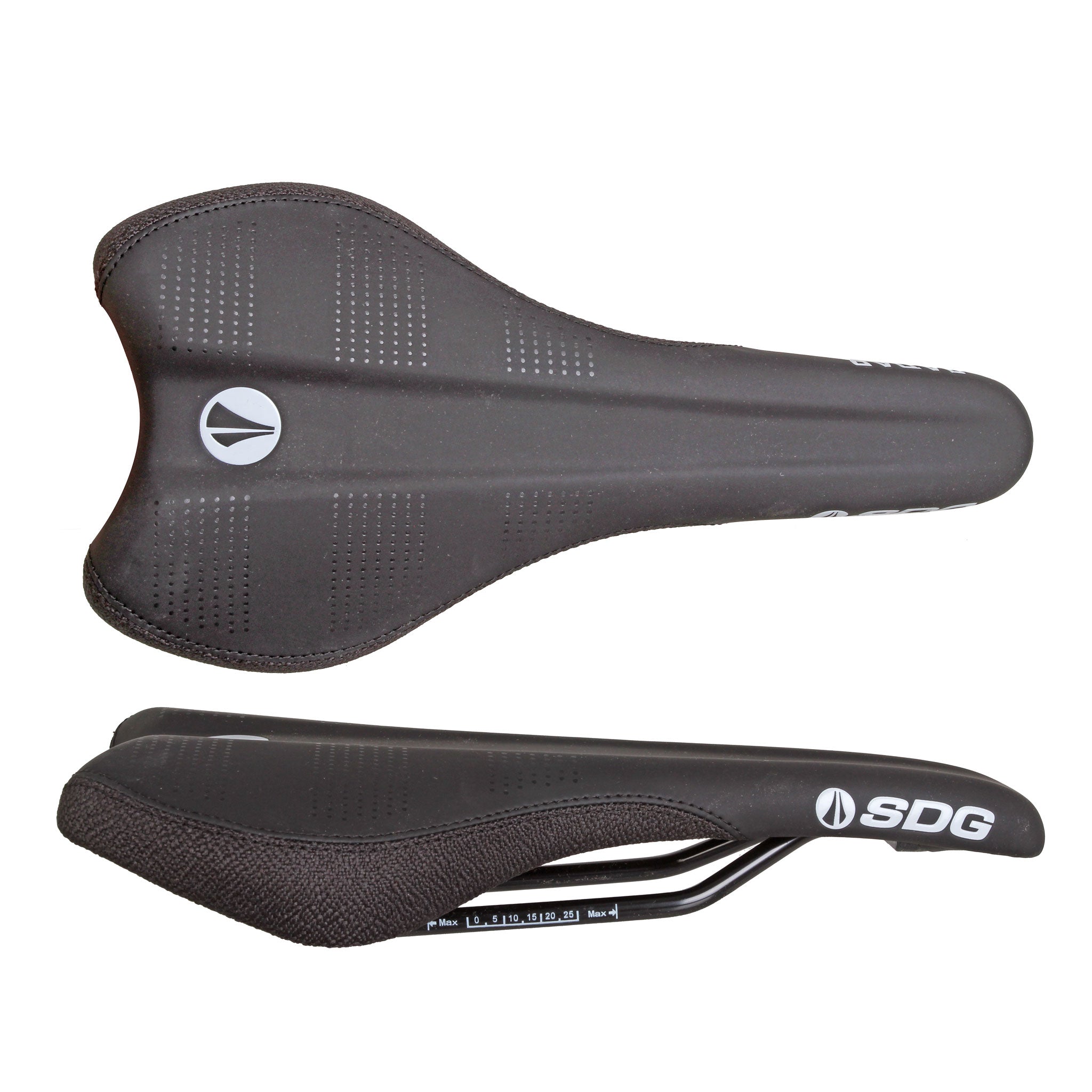 SDG Radar Mtn Saddle, Steel Rails - Black-0