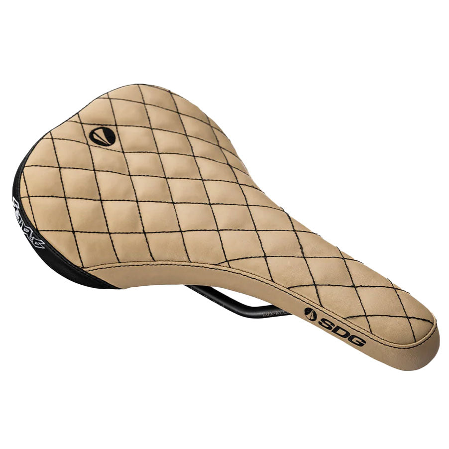 SDG Bel-Air V3 Sensus Saddle,Lux Rails, Dia Stitch Creme-0