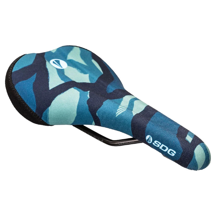 SDG Bel-Air V3 Terra Firma Saddle,Lux Rails, Robots, Grey-0