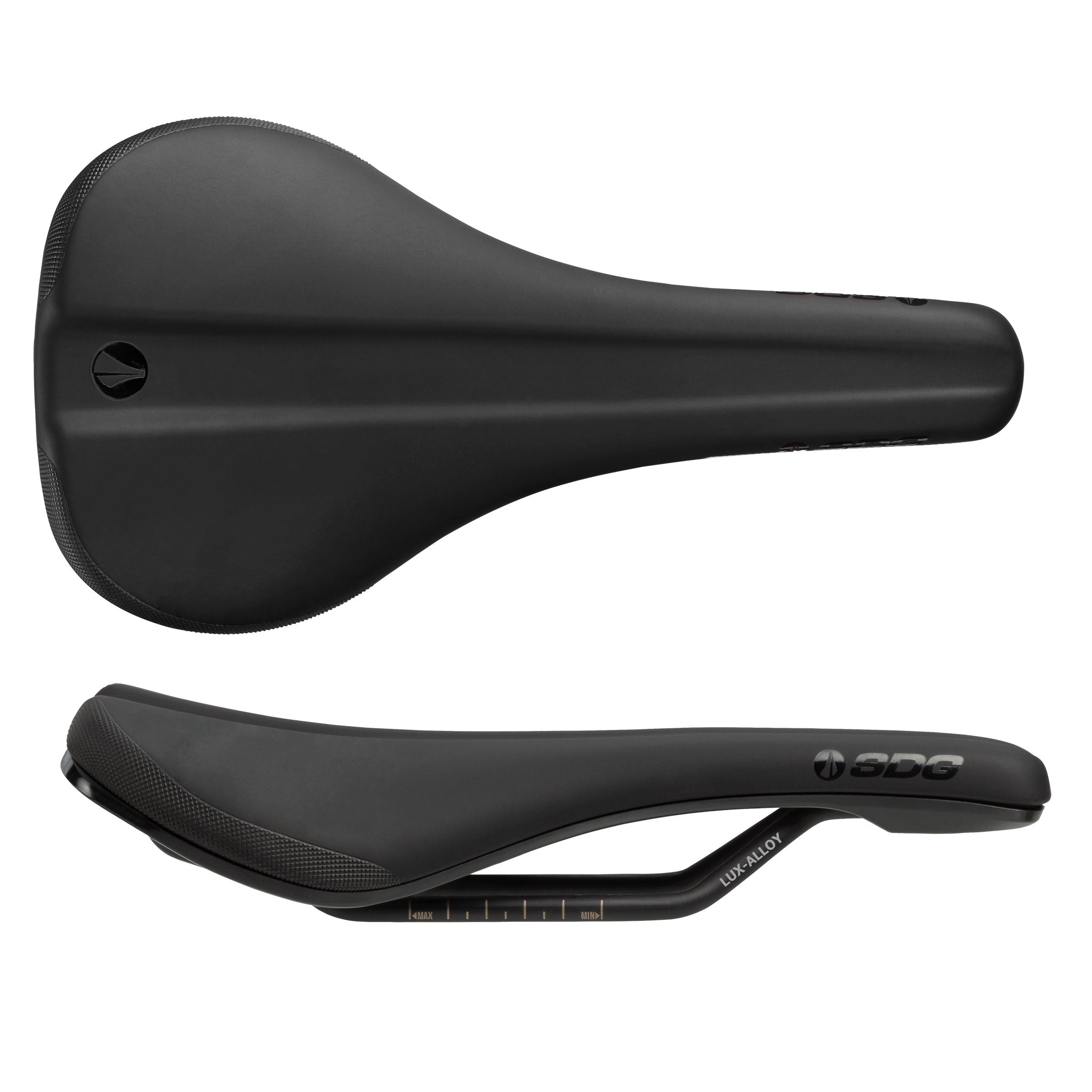 SDG Bel-Air V3 Saddle, Lux-Alloy Rails, Black-0