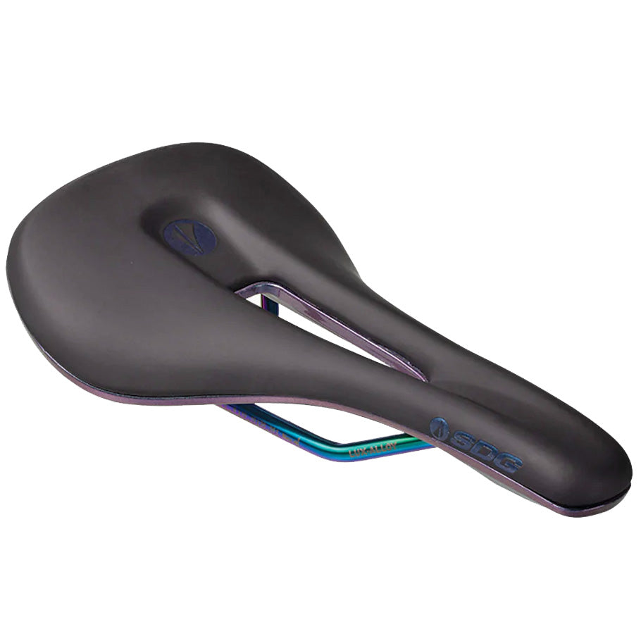 SDG Bel-Air V3 Overland Saddle, Lux-Alloy Rails, Black/Oil-0