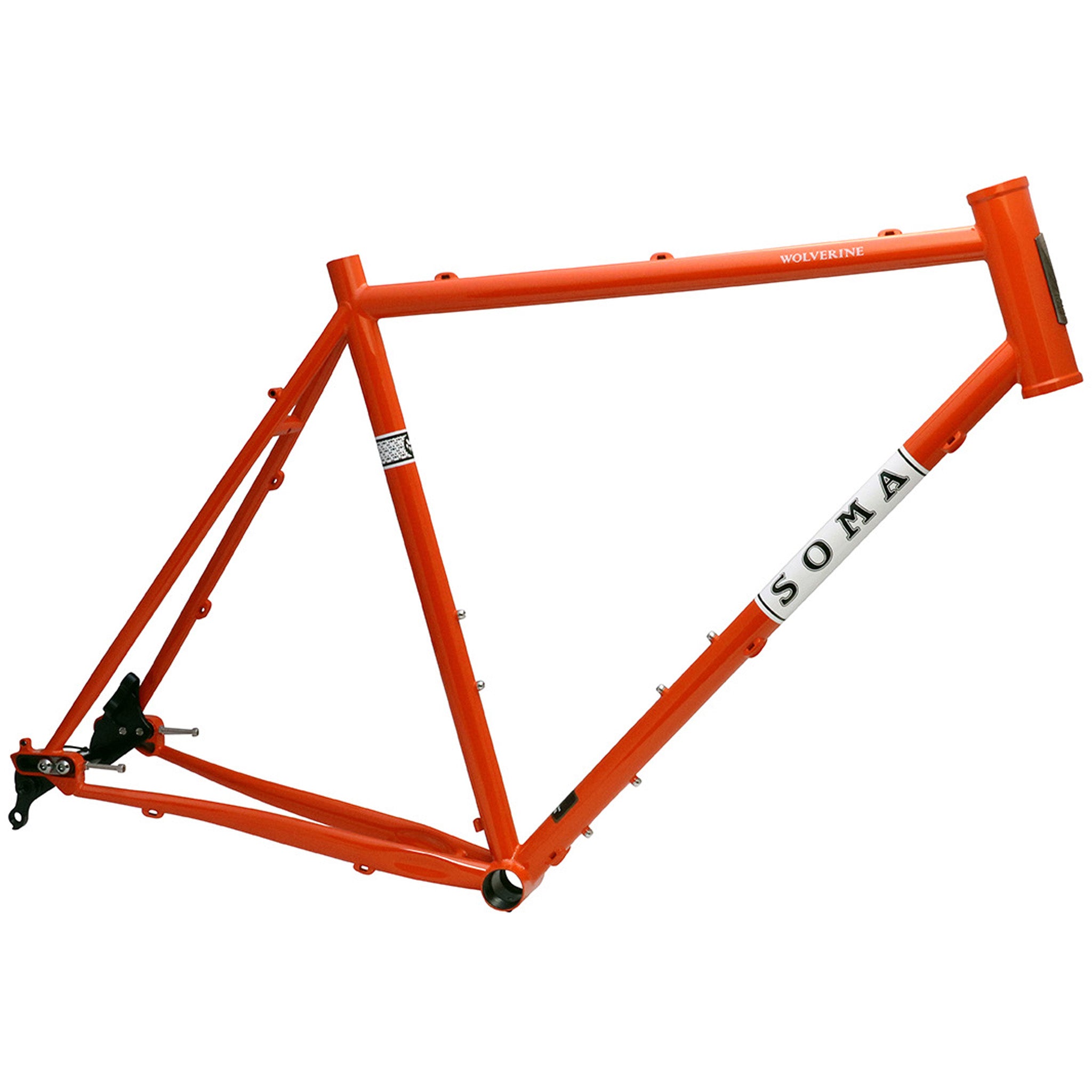 Soma Wolverine Disc Frame A-Type, 4.1, 56cm, Pumpkin Orange-0