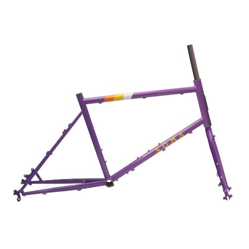 Soma Rufus Urban Cruiser Frameset , 38cm, Purple-0