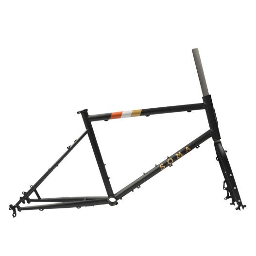 Soma Rufus Urban Cruiser Frameset , 42cm, Matte Black-0