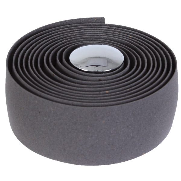 Soma Thick and Zesty Cork Bar Tape, Charcoal Gray-0