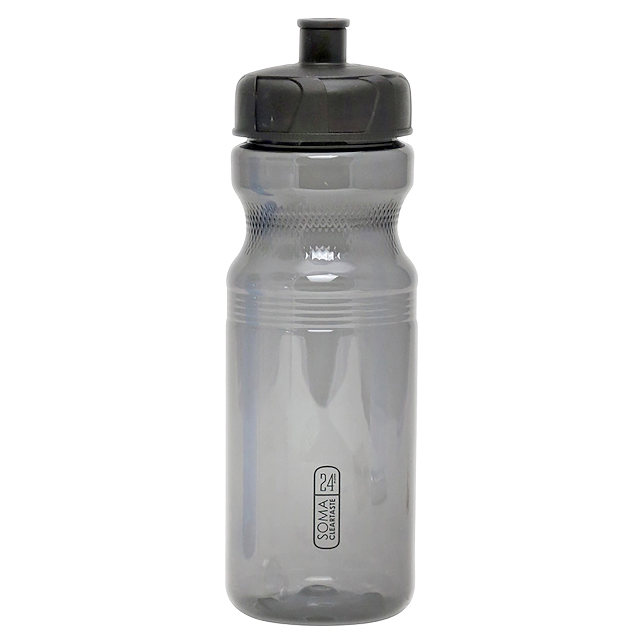 Soma Clear Taste Water Bottle, Smoke/Black, 24oz-0