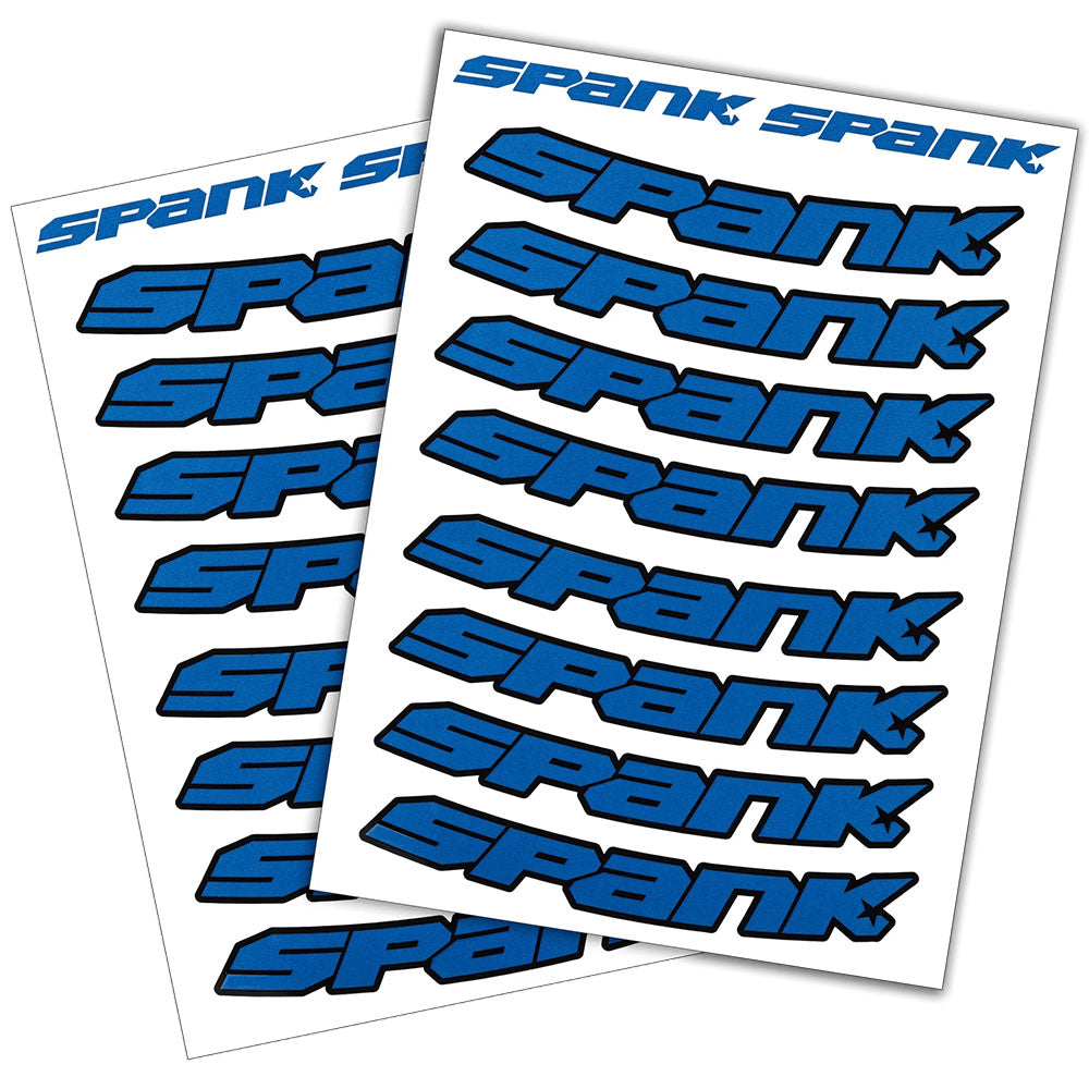 Spank Spank Rim Decals - Blue-0